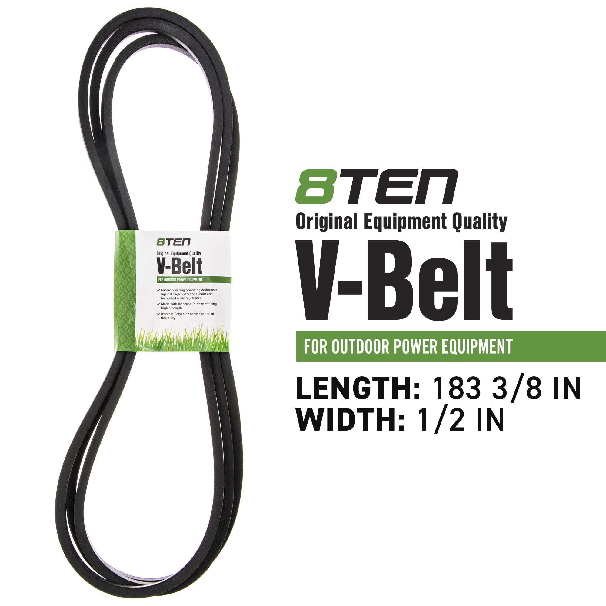 8TEN MK1006373 Clutch Belt Kit for Xtreme Warner Stens Roper