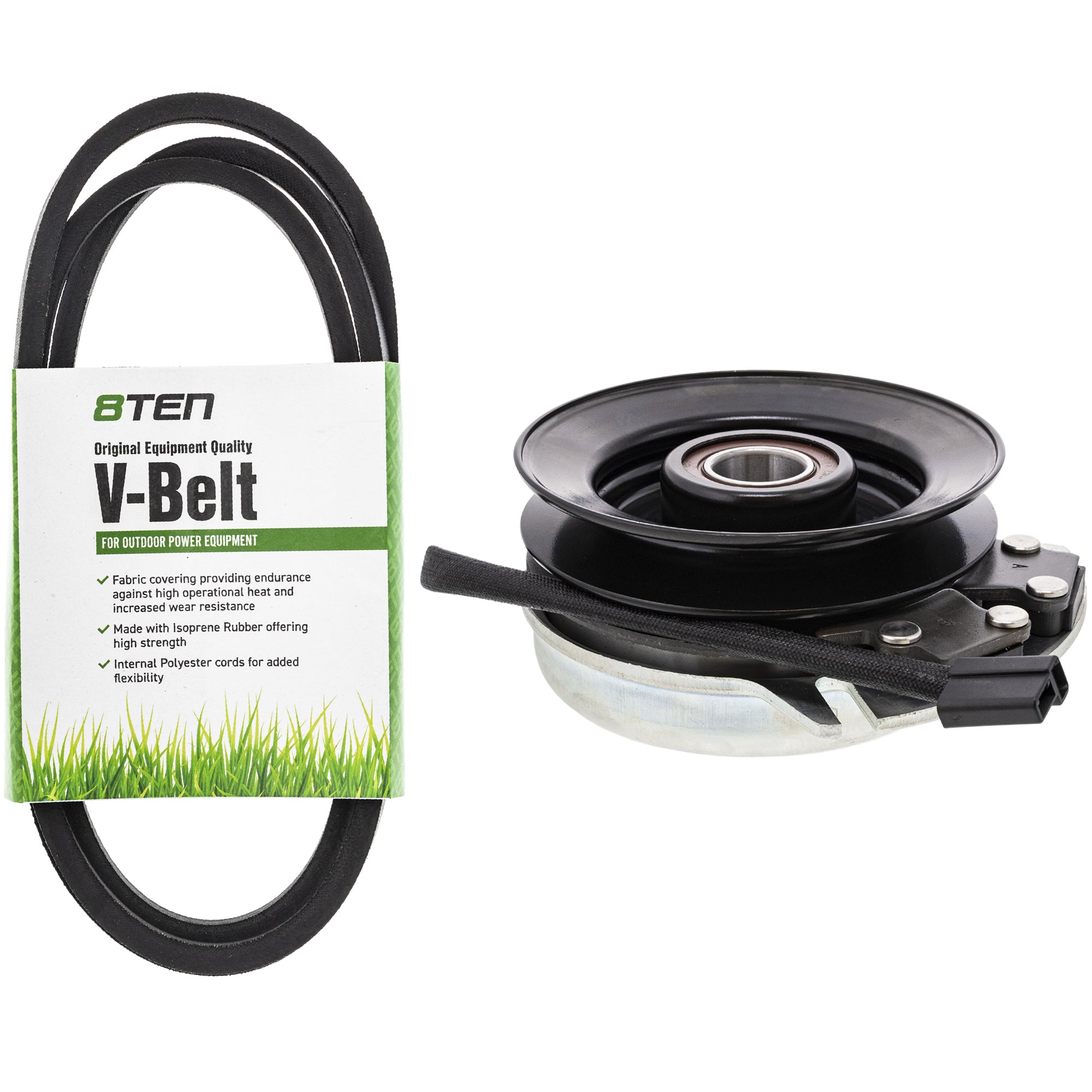 Electric PTO Clutch & Belt Kit for Xtreme Warner Stens Snapper Toro Landscape SIMPLICITY 8TEN MK1006380