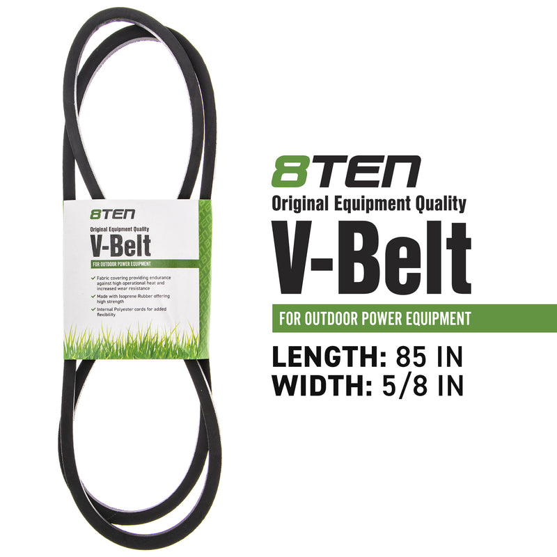 8TEN MK1006381 Clutch Belt Kit for Xtreme Warner Stens Husqvarna