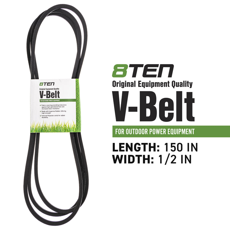 8TEN MK1006395 Clutch Belt Kit for Xtreme Warner Stens John Deere