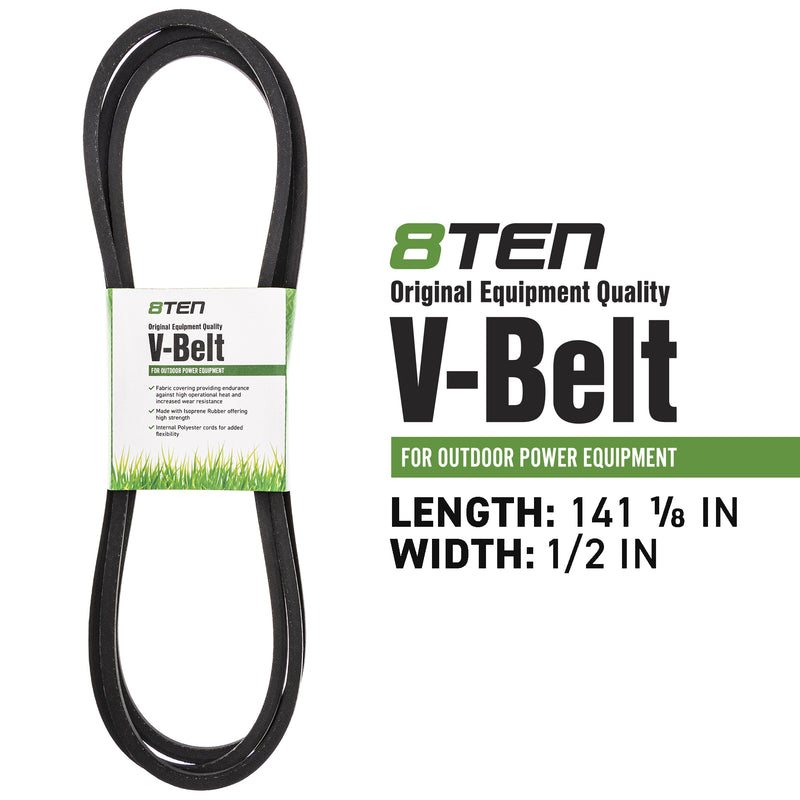 8TEN MK1006396 Clutch Belt Kit for Xtreme Warner Stens John Deere