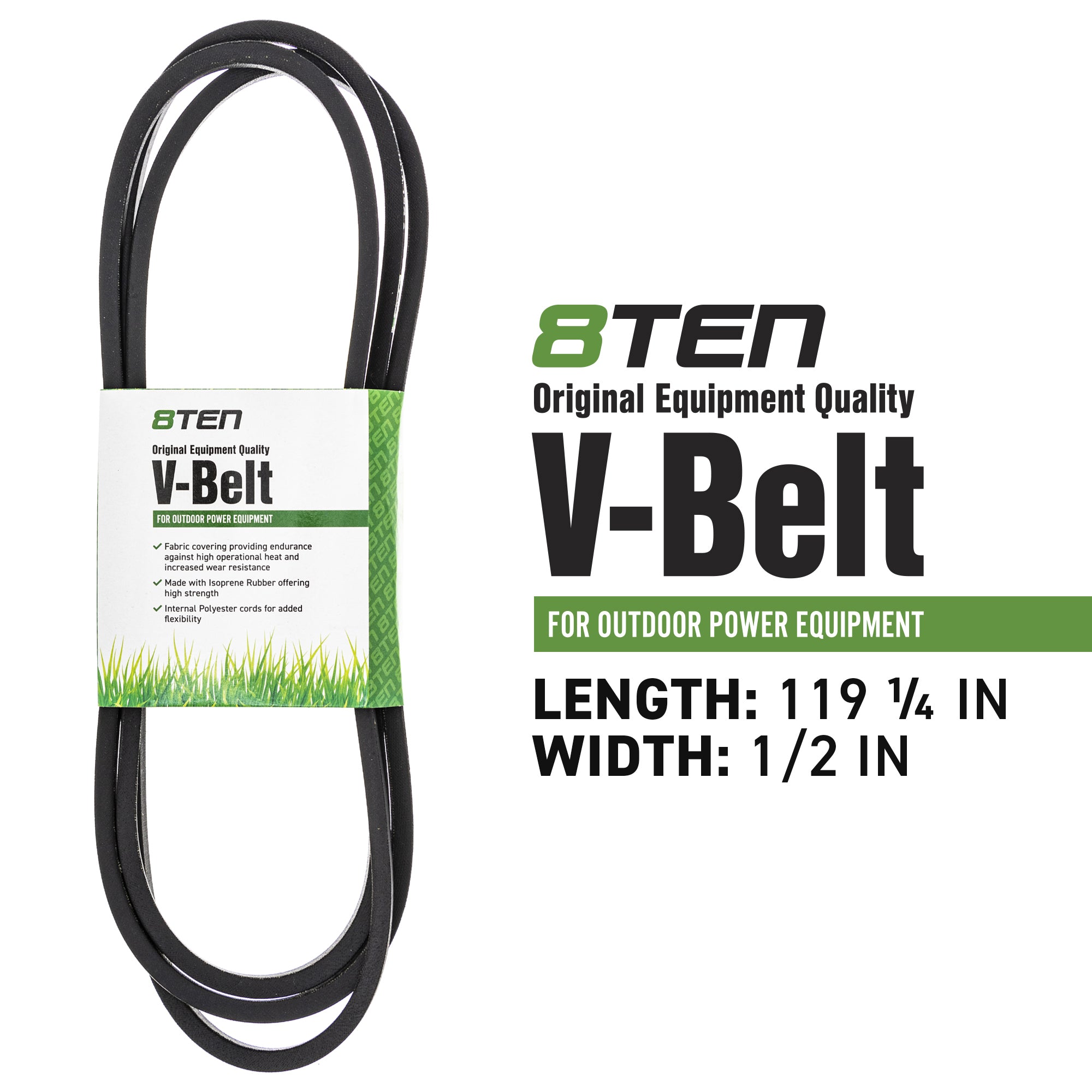 8TEN MK1006398 Clutch Belt Kit for Xtreme Warner Stens John Deere