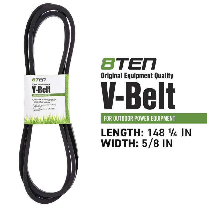 8TEN MK1006404 Clutch Belt Kit for Xtreme Warner Stens John Deere