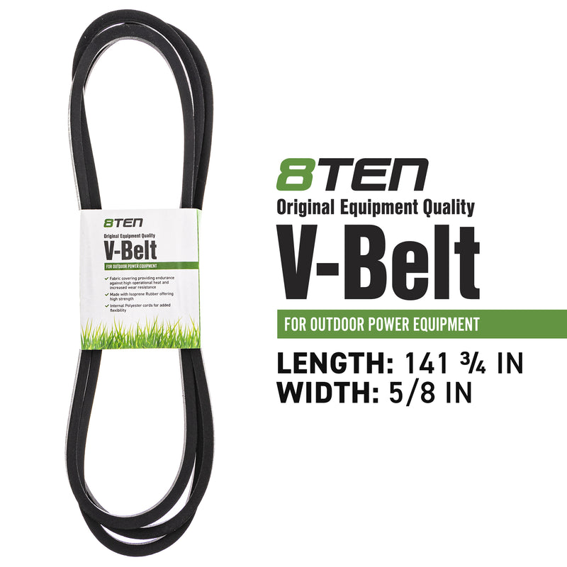 8TEN MK1006411 Clutch Belt Kit for Xtreme Warner Toro Exmark