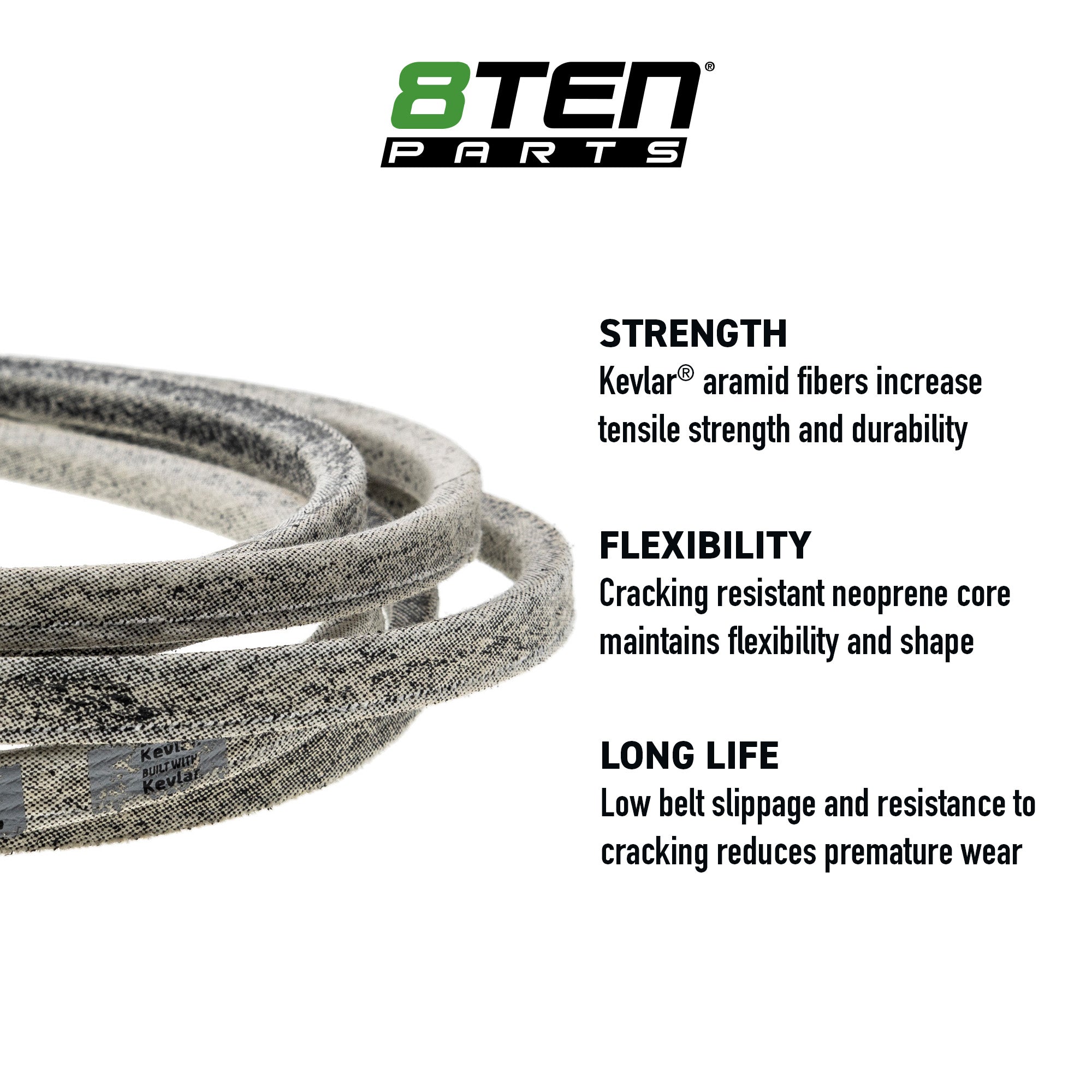 Mower Blades & Deck Belt Kit For MTD Cub Cadet | 8TEN