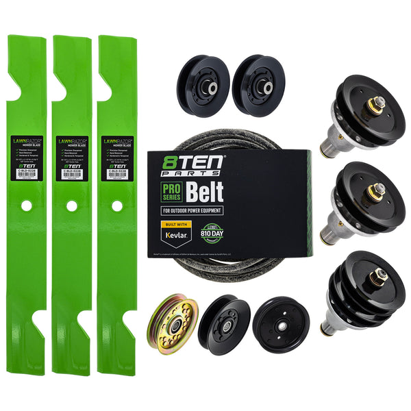 Blade Spindle Belt Idler Deck Kit For MK1009608 | 8TEN