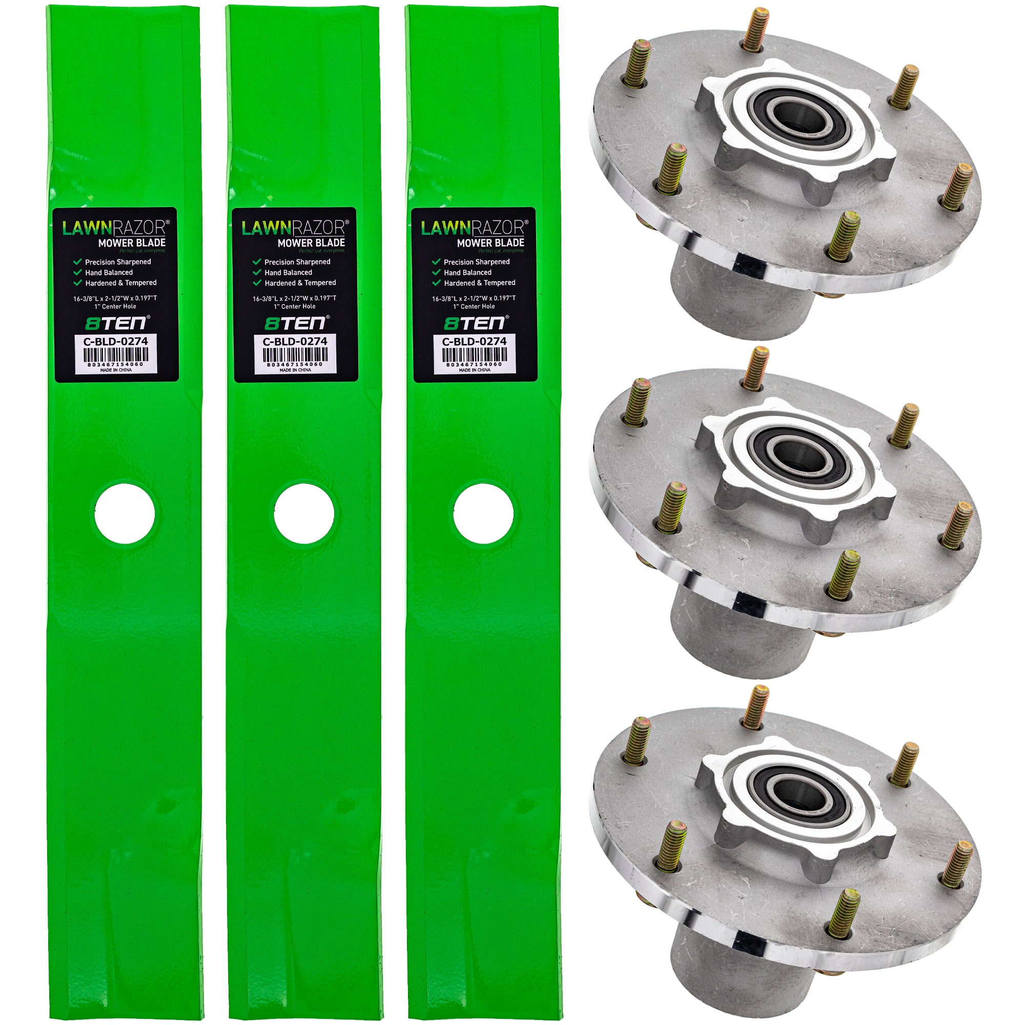 Blade Spindle Deck Kit For Exmark MK1009681 | 8TEN