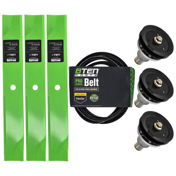 エクササイズグッズ EXPAD Powerbelt L Blade Spindle Belt Deck Kit For Exmark MK1009774 | 8TEN