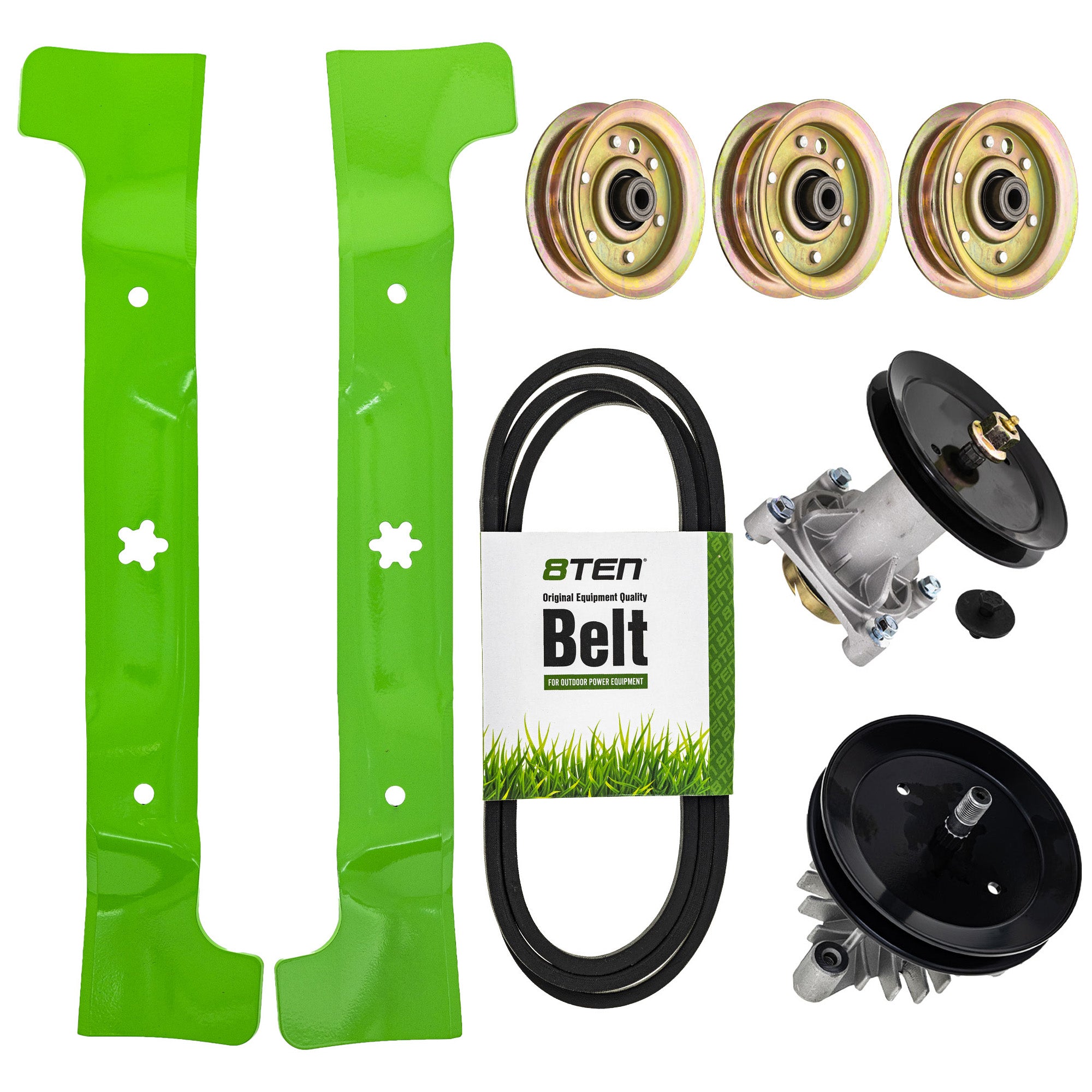 Blade Spindle Belt Idler Deck Kit for zOTHER Stens Oregon John Deere YTH220 YTH200 WB53SE 8TEN MK1009838