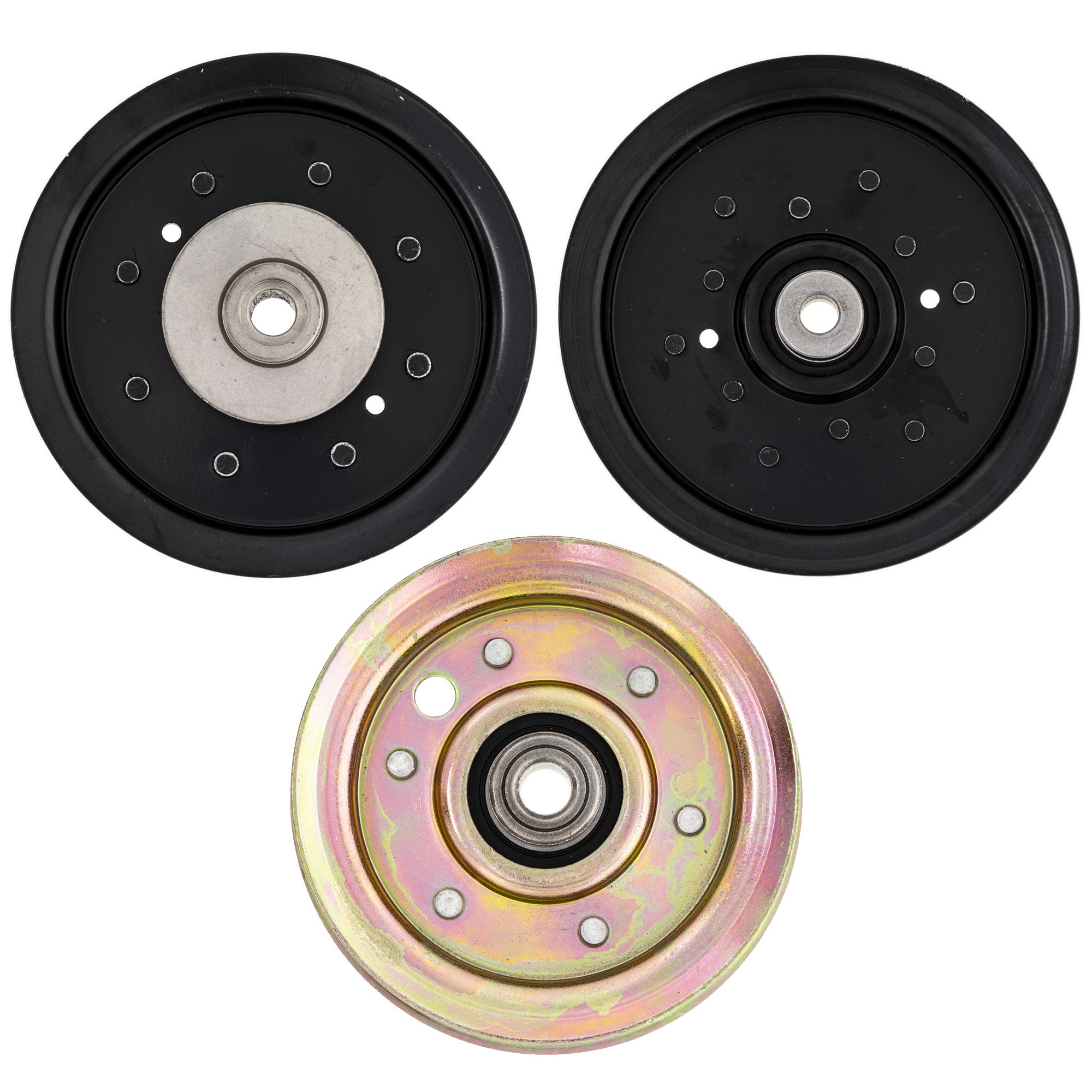 Blade Spindle Pulley Belt Idler Kit for Husqvarna YTH2348 532187281 48-Inch