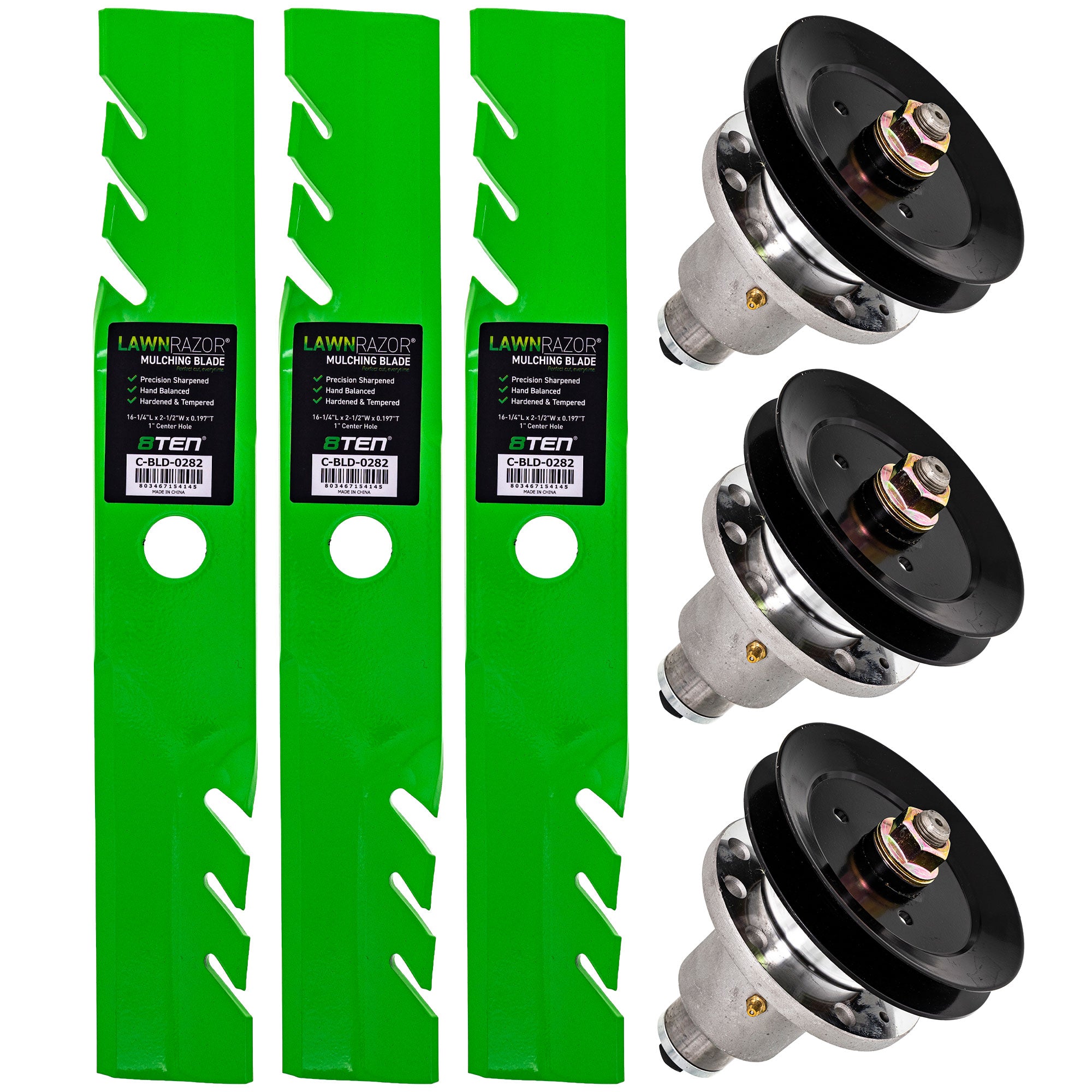 Blade Spindle Deck Kit for zOTHER Stens Oregon John Deere Turf Metro Lazer 8TEN MK1009981