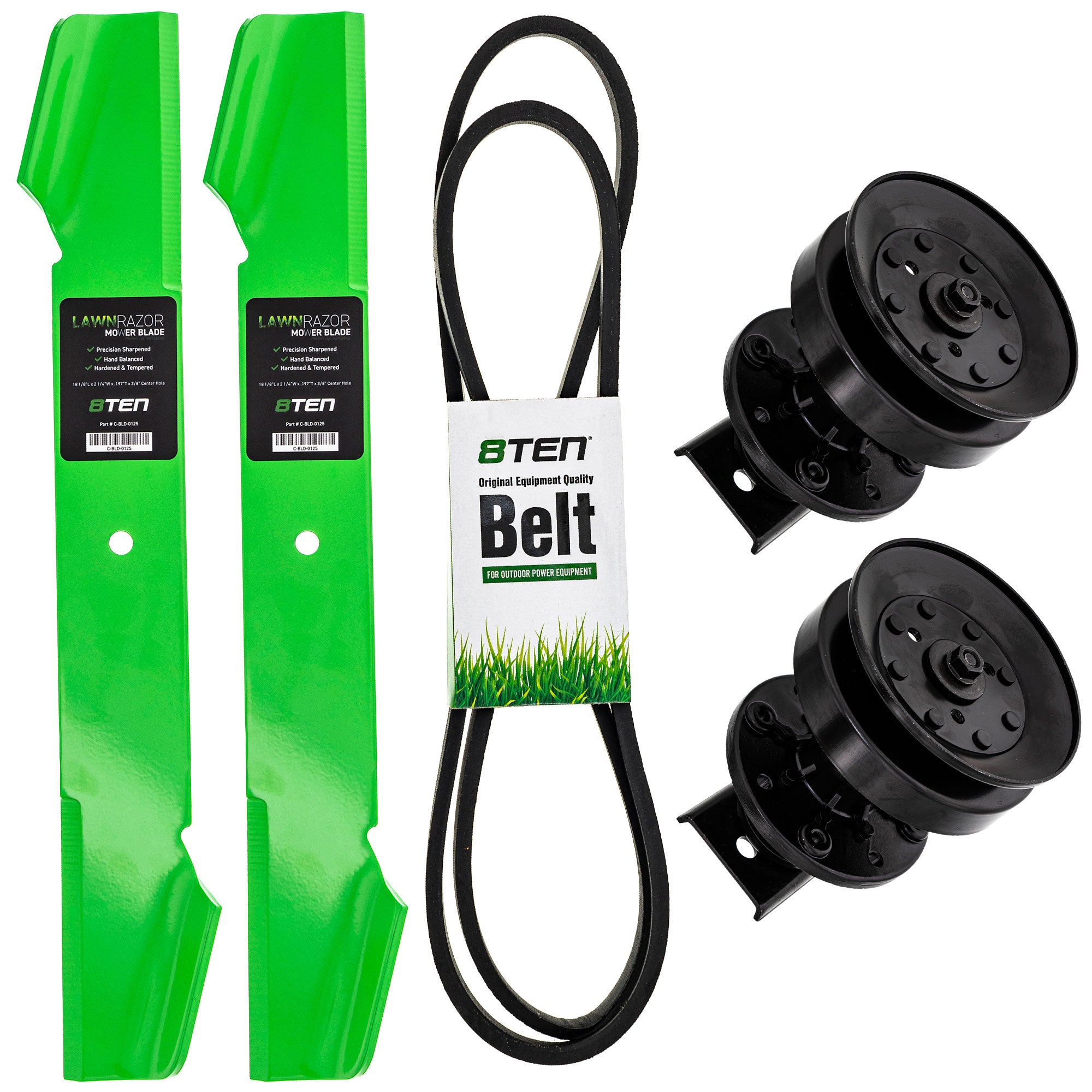 Blade Spindle Belt Deck Kit for X1236A Pro LT920-12 LT112 8TEN MK1010021