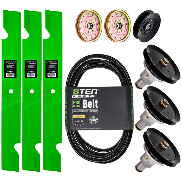 Blade Spindle Belt Idler Deck Kit For Exmark | 8TEN