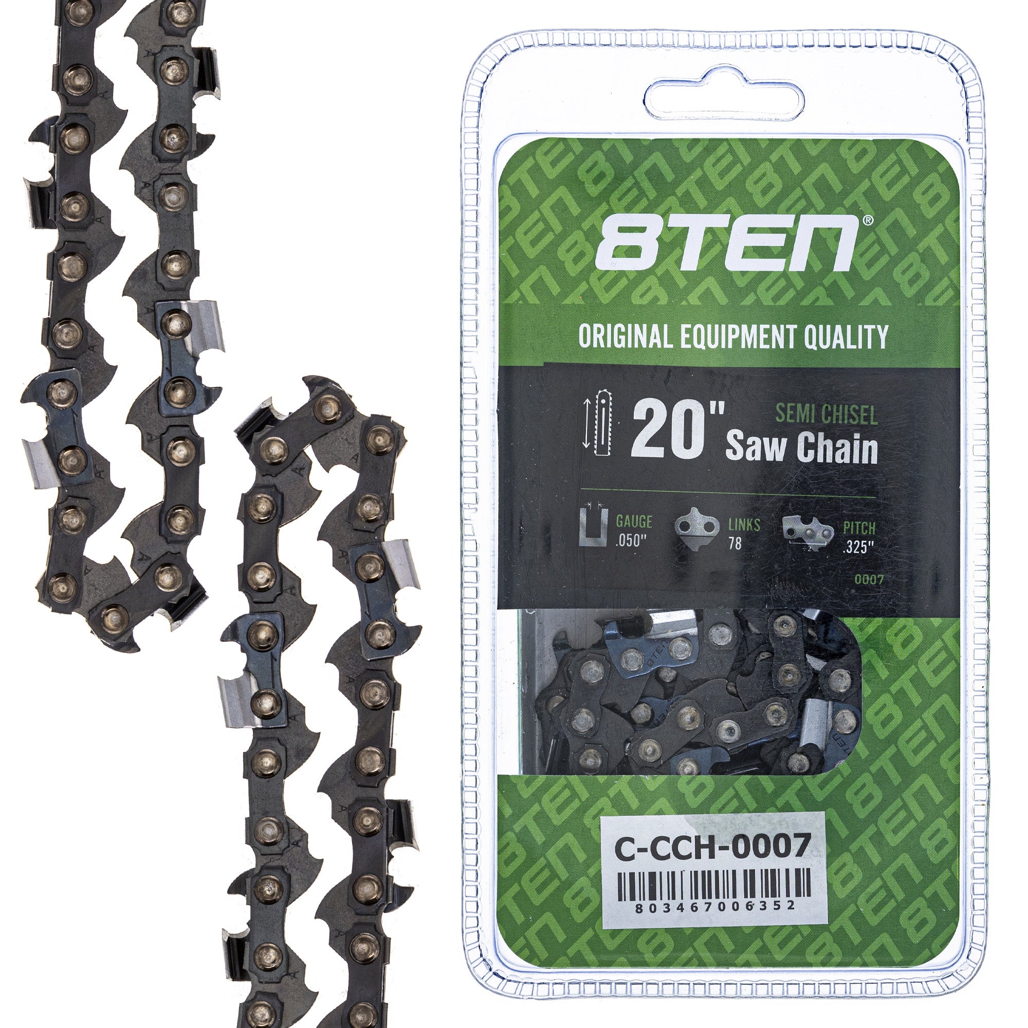 8TEN MK1010228 Guide Bar & Chain for