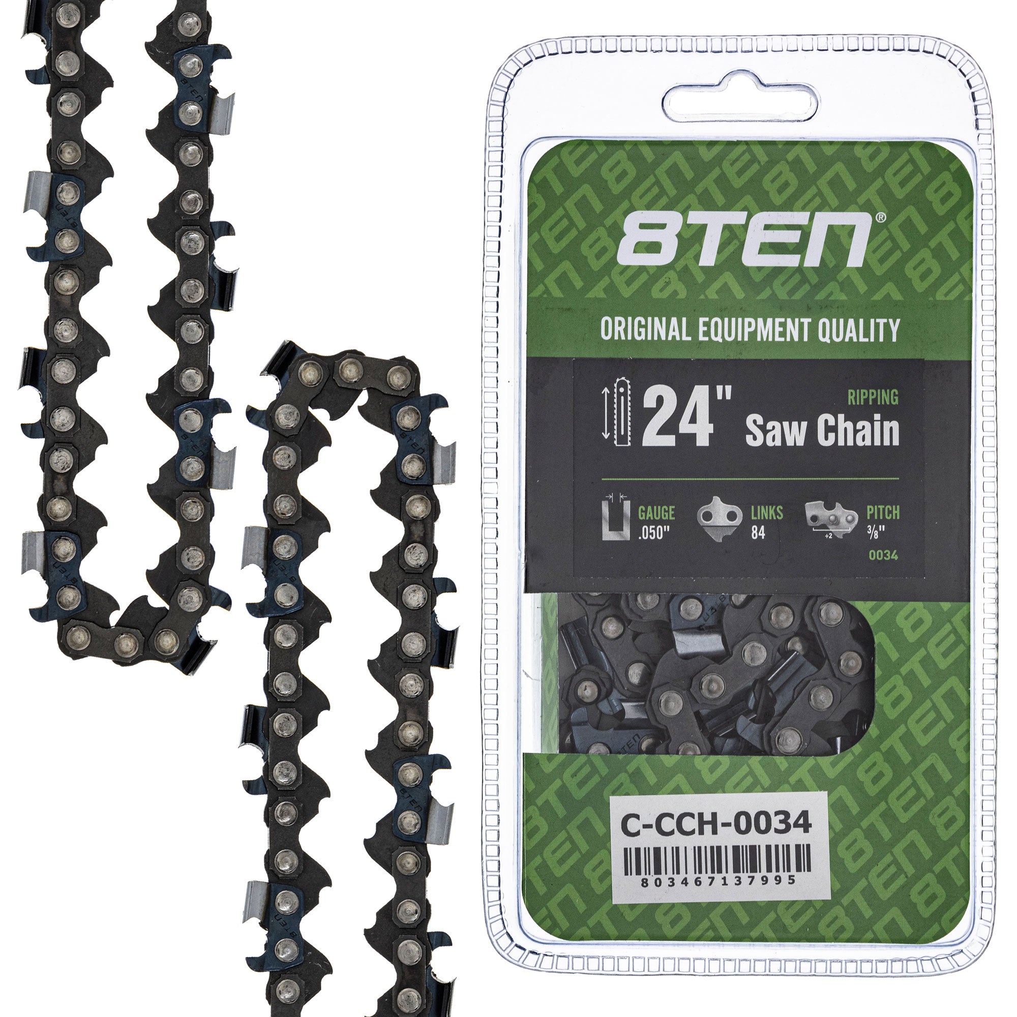 8TEN MK1010250 Guide Bar & Chain for 575