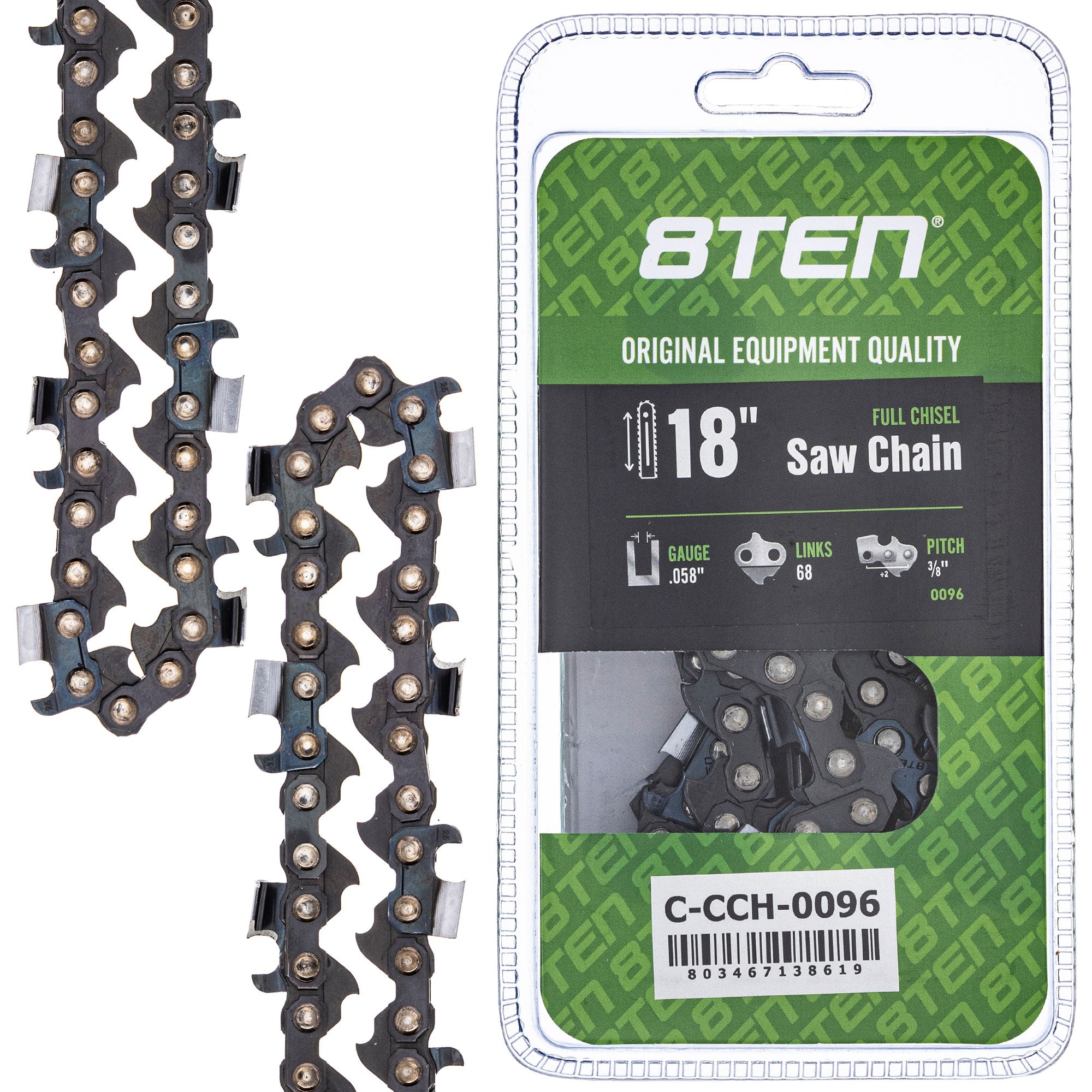 8TEN MK1010288 Guide Bar & Chain for
