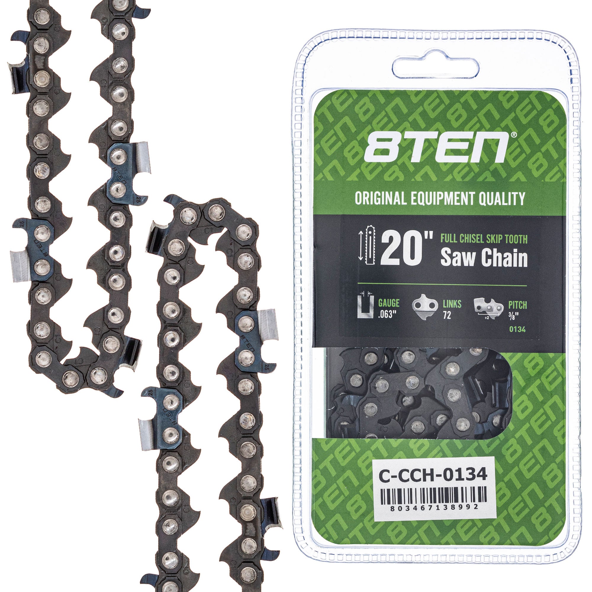 8TEN MK1010307 Guide Bar & Chain for PS