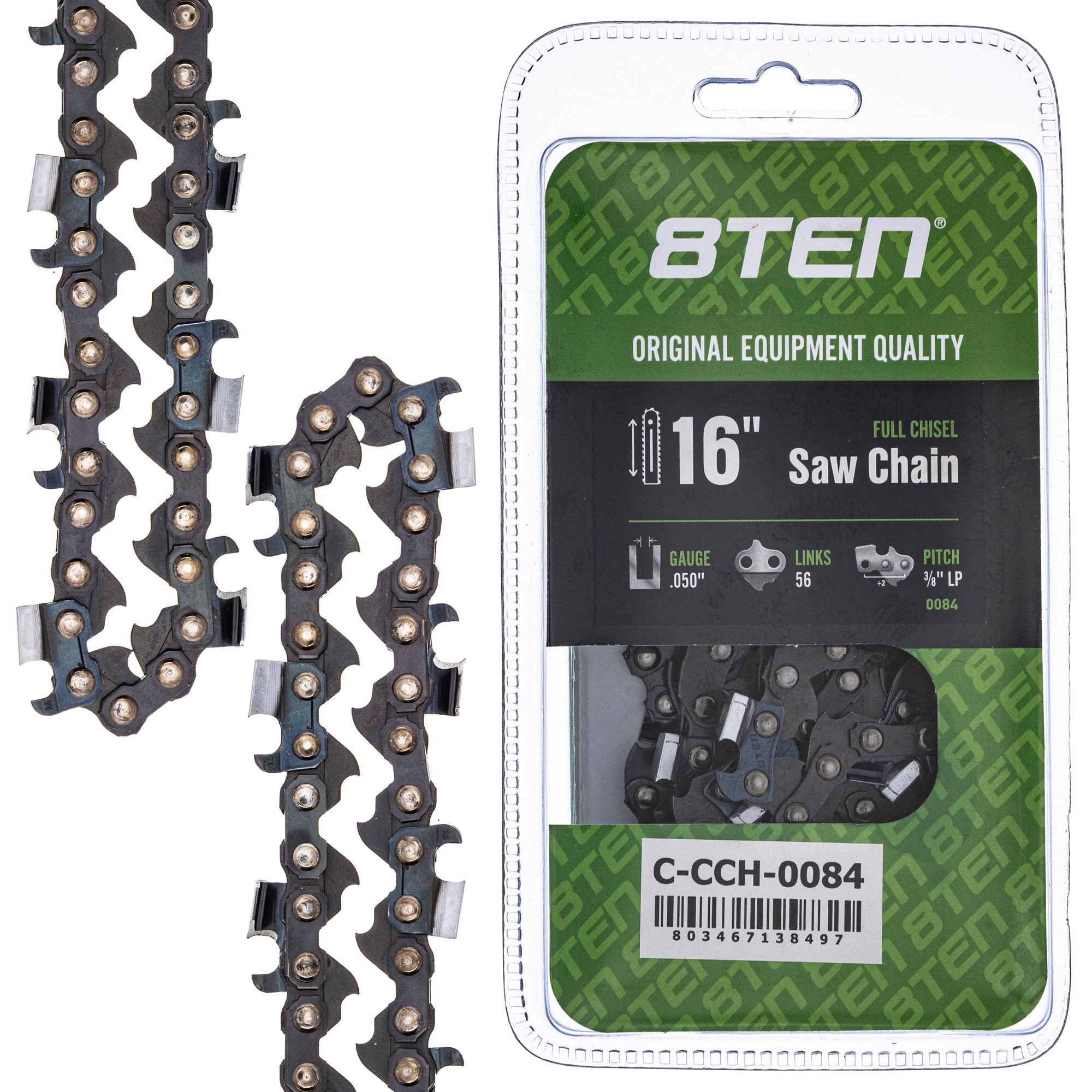 8TEN MK1010318 Guide Bar & Chain for 142 137