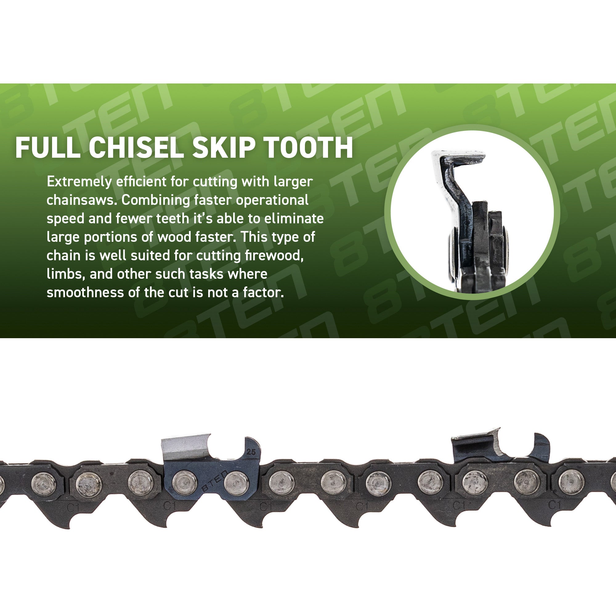 Chainsaw Bar & Chain Set 32 Inch For Dolmar MK1010328 | 8TEN