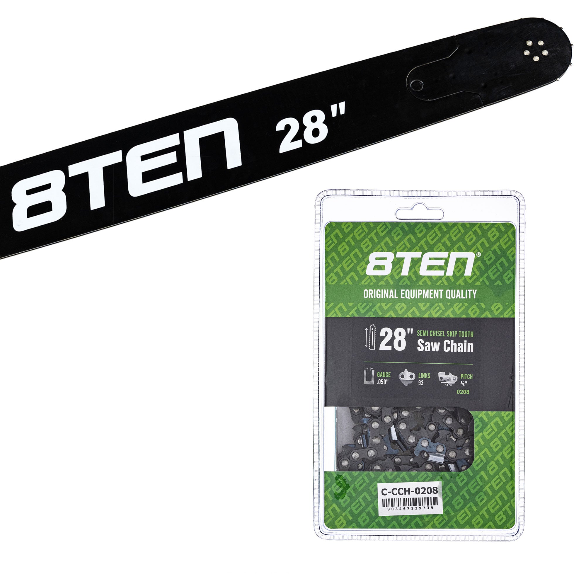 8TEN Guide Bar & Chain