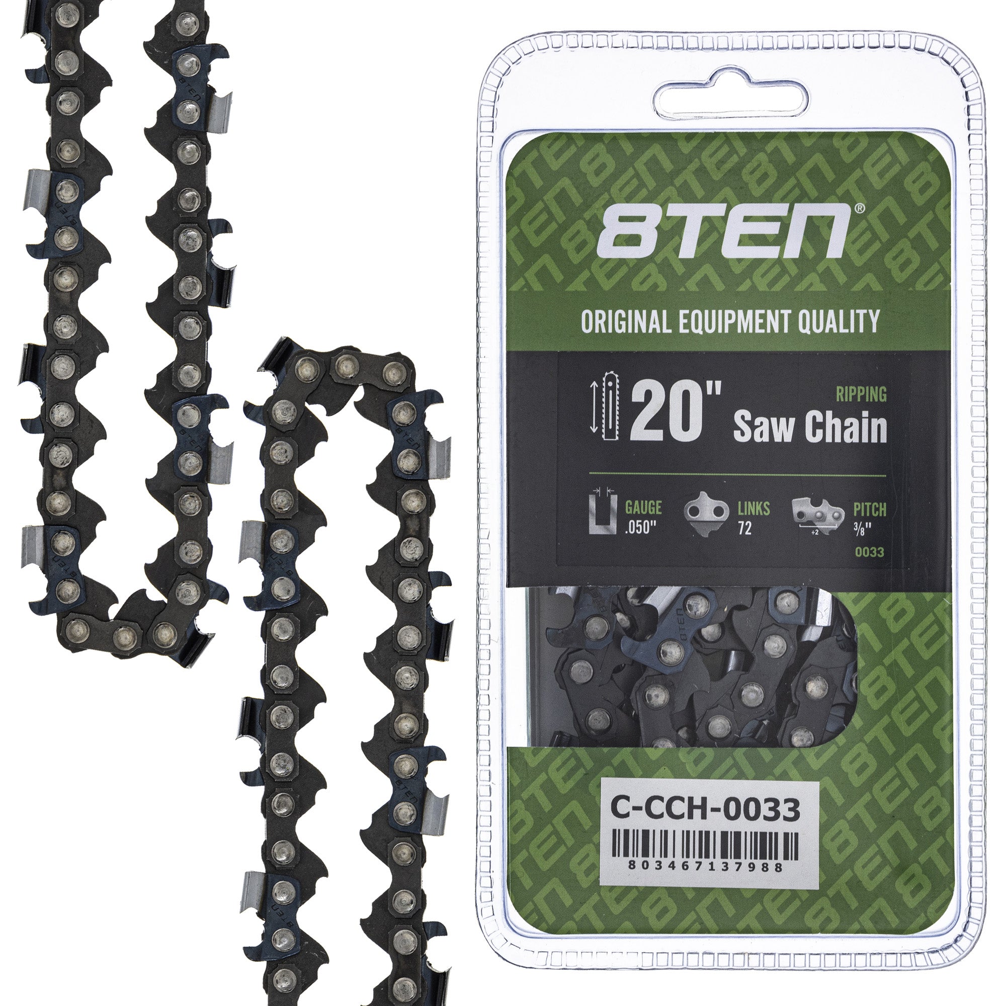 8TEN MK1010366 Guide Bar & Chain for