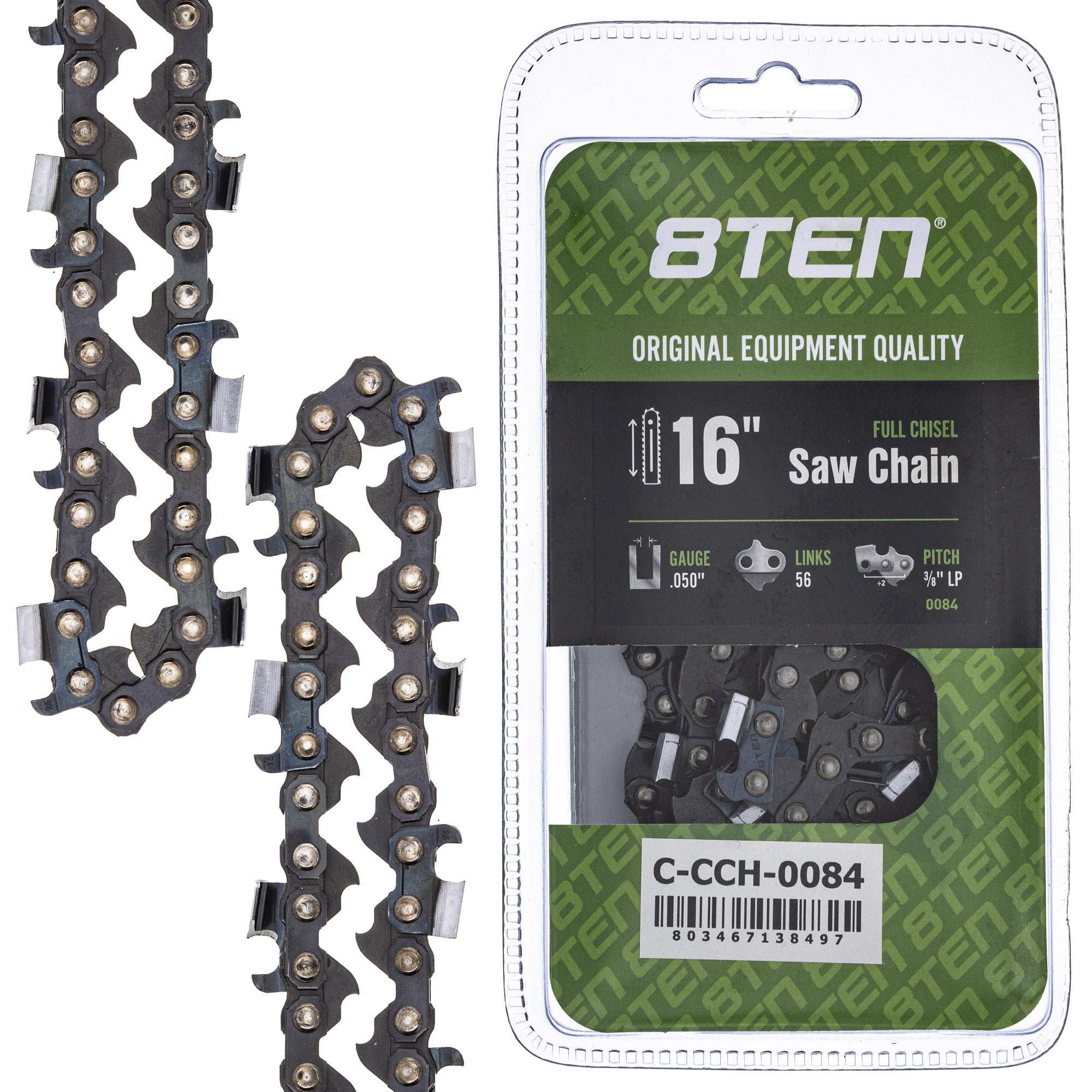 8TEN MK1010383 Guide Bar & Chain for 643 640 637 636