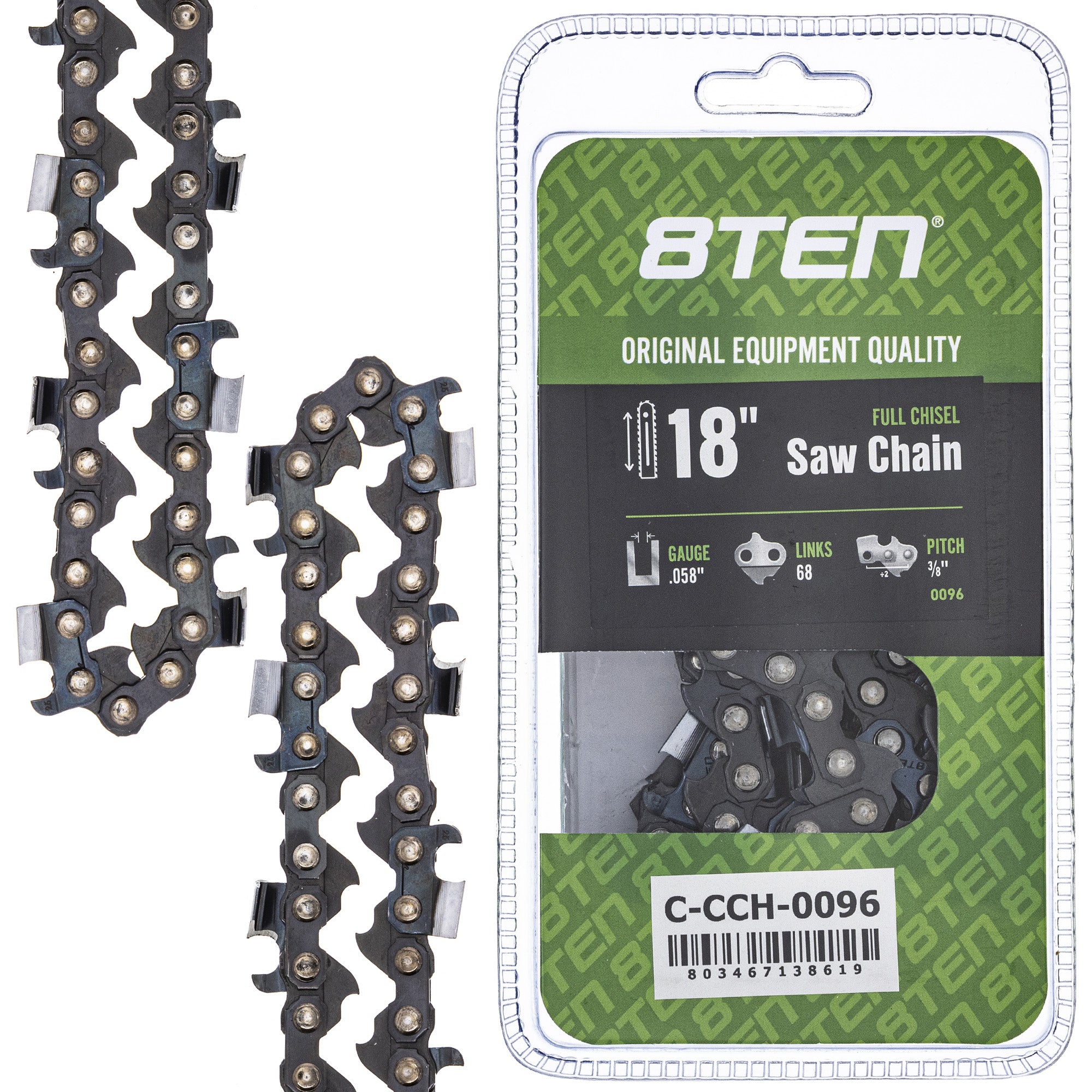 8TEN MK1010426 Guide Bar & Chain for
