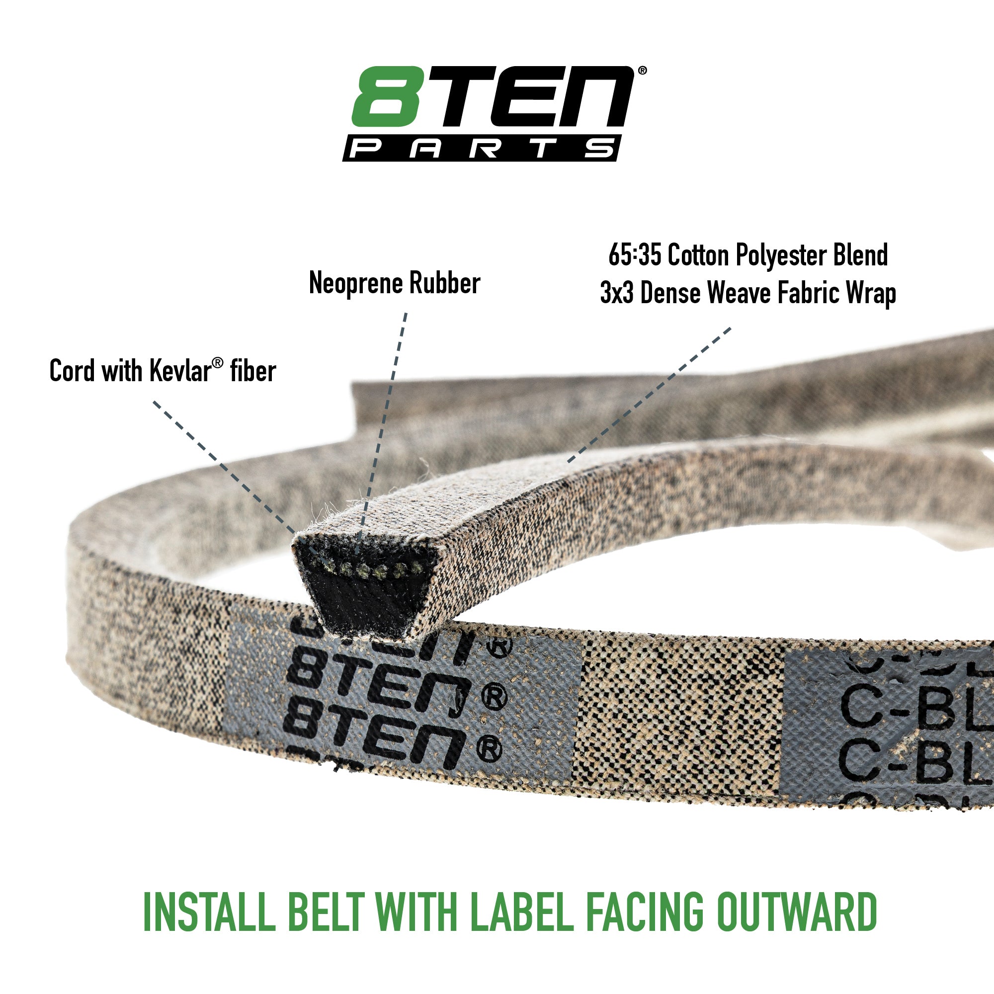 Blade Spindle Belt Deck Kit For MTD Cub Cadet | 8TEN