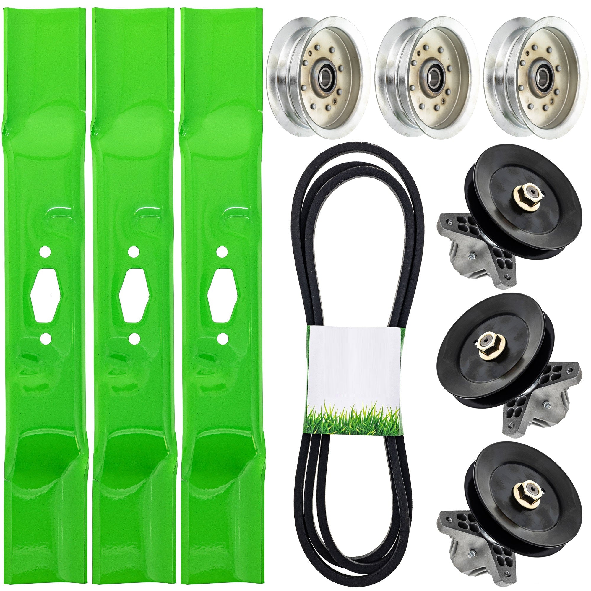 Blade Spindle Belt Idler Deck Kit for zOTHER Stens MTD Cub Cadet Troy-Bilt ZT1-54 Z5800 8TEN MK1012246