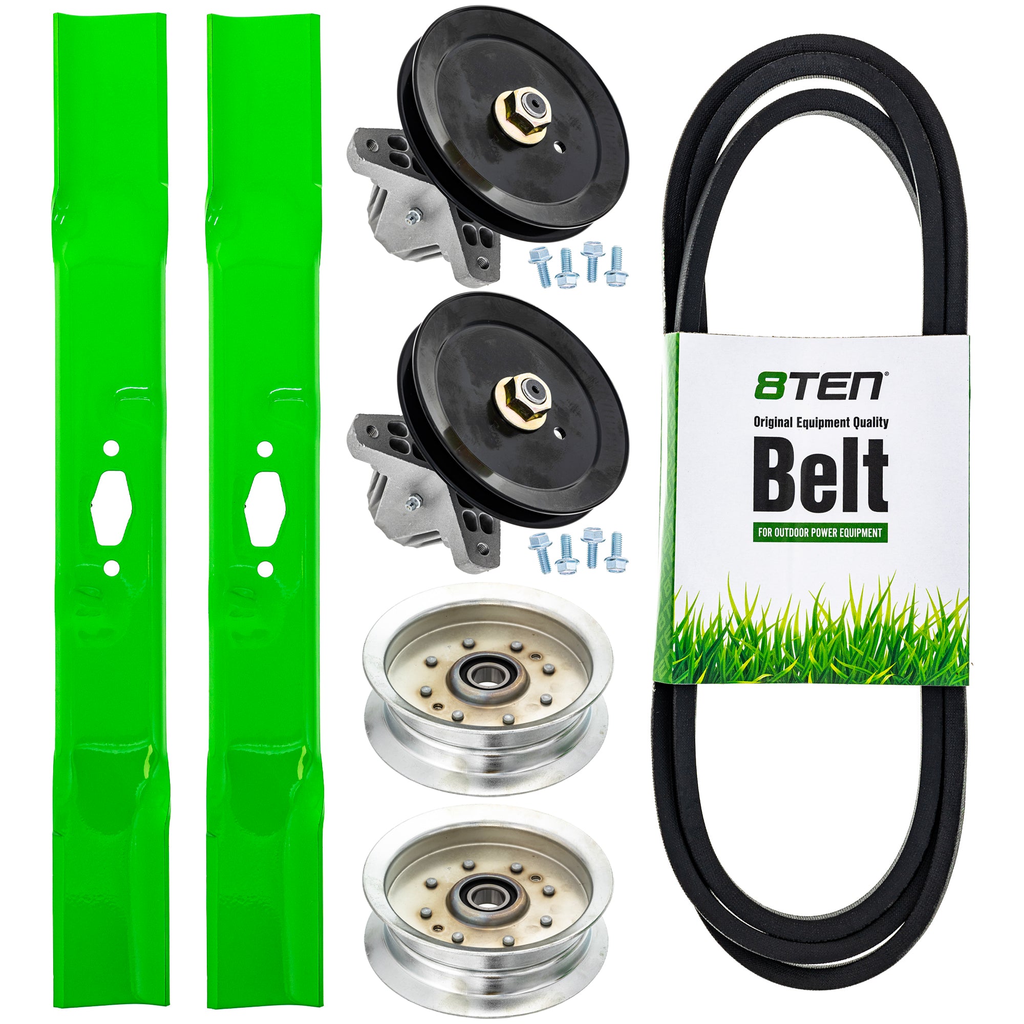 Blade Spindle Belt Idler Deck Kit for zOTHER Stens MTD Cub Cadet Troy-Bilt Cadet 8TEN MK1012267