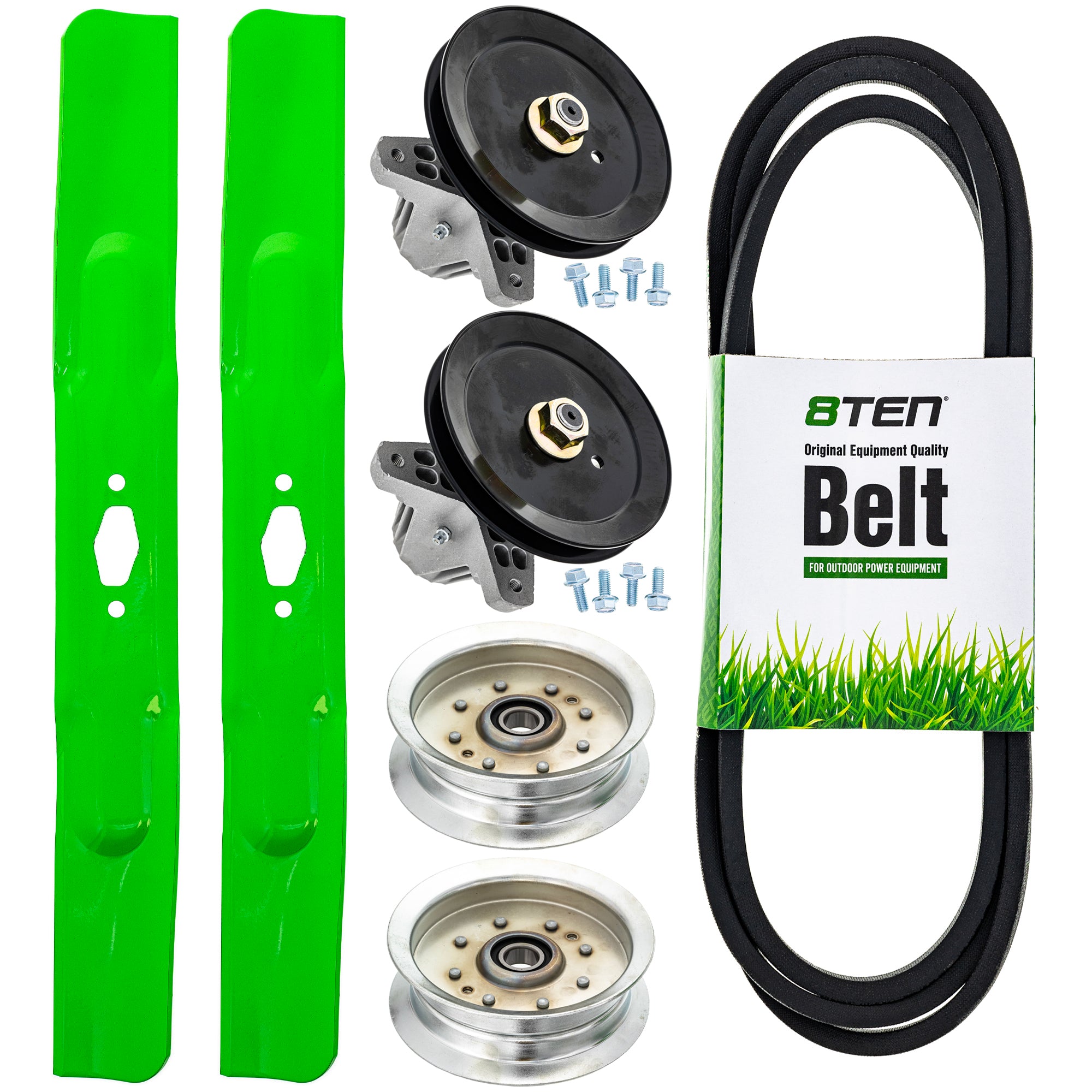 Blade Spindle Belt Idler Deck Kit for zOTHER Stens MTD Cub Cadet Troy-Bilt Cadet 8TEN MK1012269