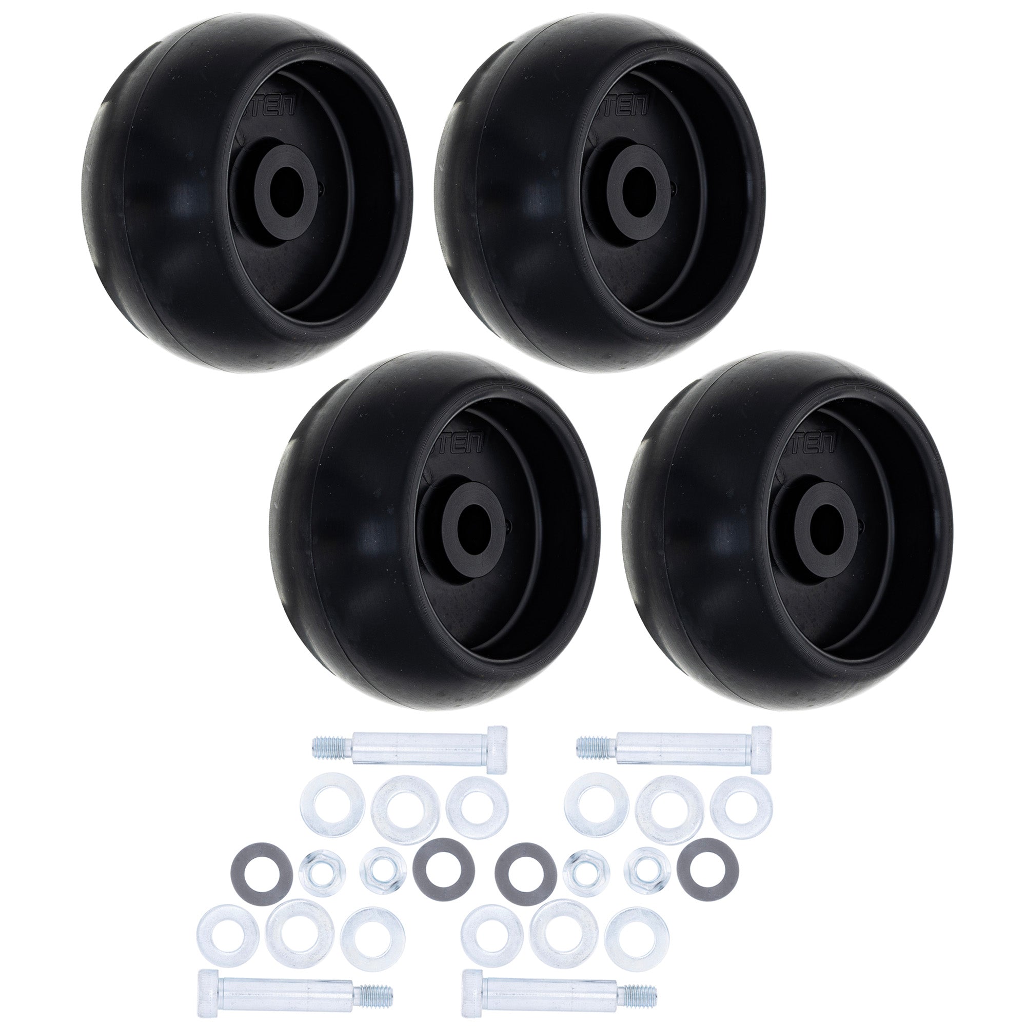 Deck Wheel Kit with Hardware for ZT2450150ZBVE ZT2300 ZT2242 ZT2142 8TEN MK1012404