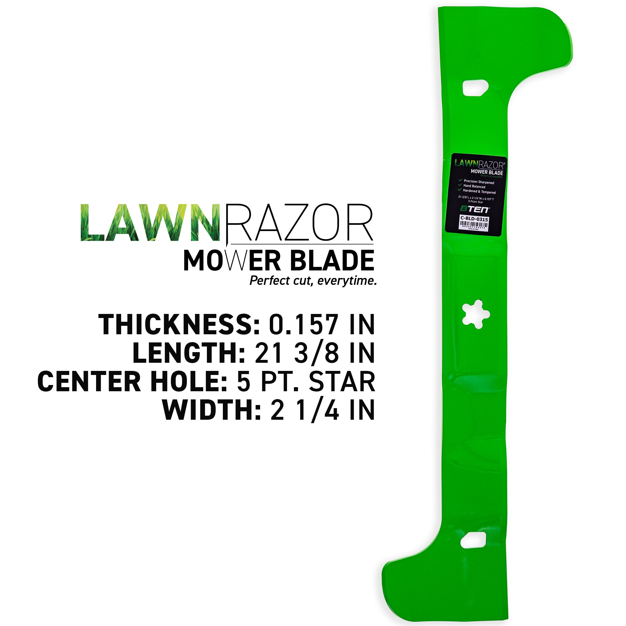 LawnRAZOR Mower Blade For Husqvarna Jonsered | 8TEN