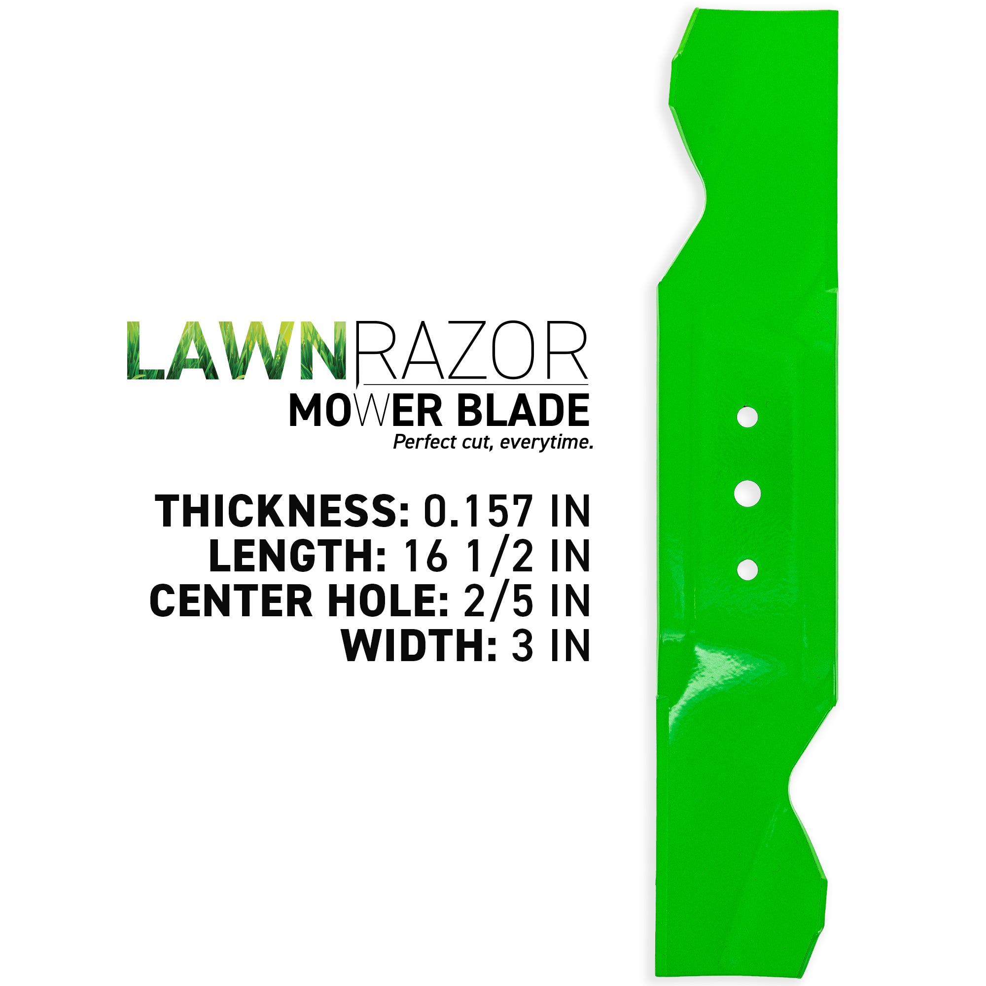 LawnRAZOR Mower Blade For MTD Ranch King Turf Power