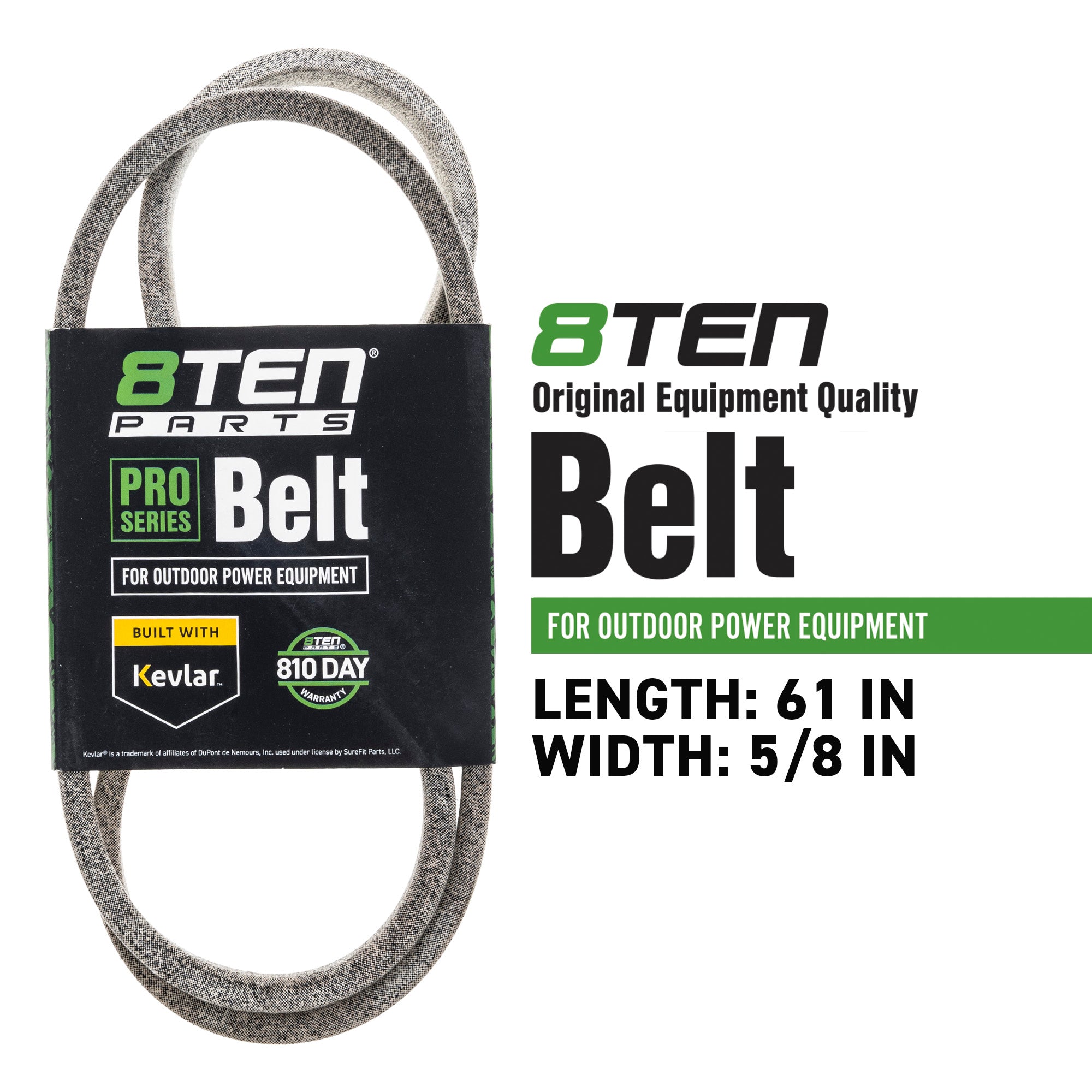 Blade Spindle Belt Kit for Bad Boy Rebel 61-Inch 038-6080-00 037-4000-00