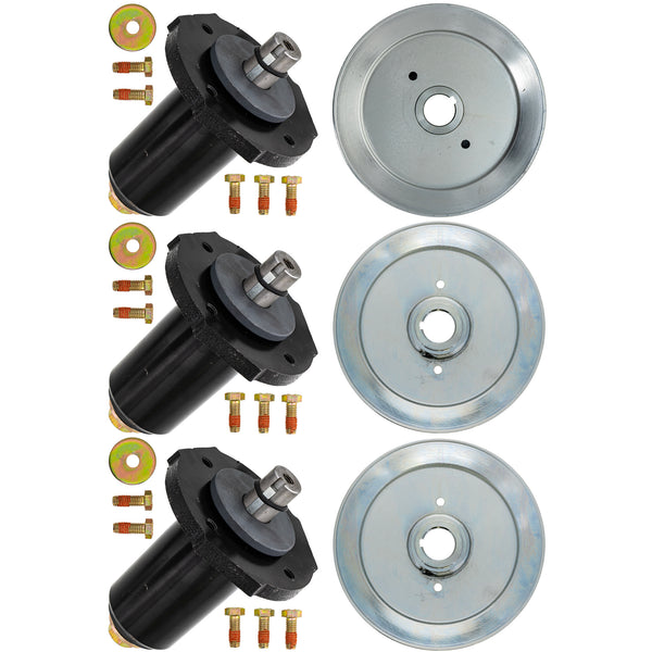 DRT mk1 ブラック　タイニースペアパーツ Spindle & Pulley Kit For Gravely Ariens MK1014092 | 8TEN