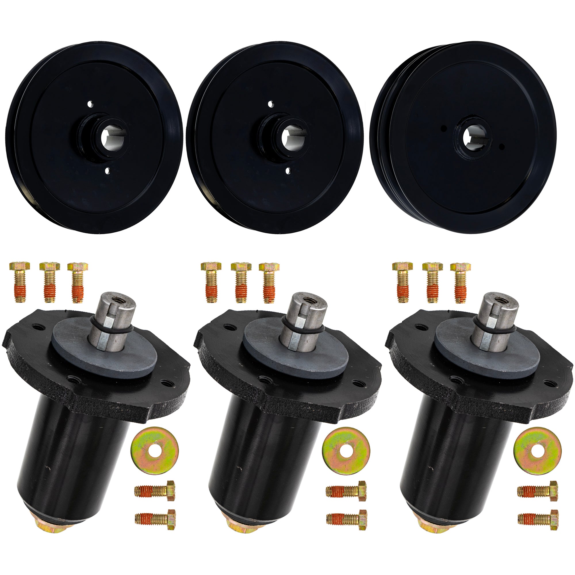 Spindle & Pulley Kit For Gravely Ariens MK1014093 | 8TEN