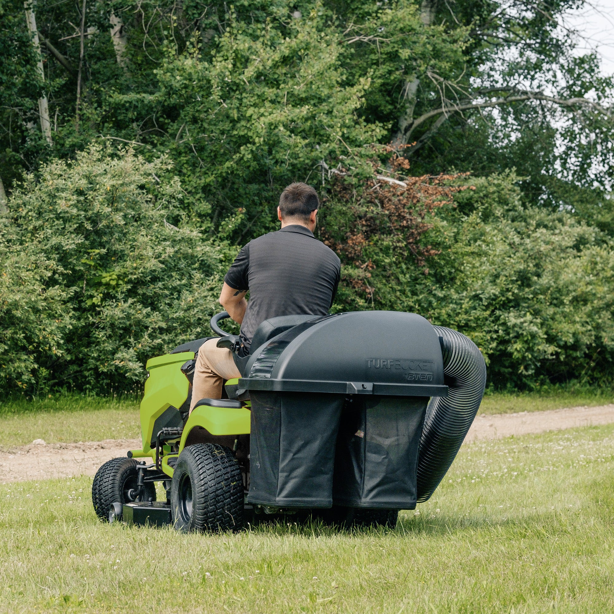 Grass Bagger Collection System For John Deere Sabre