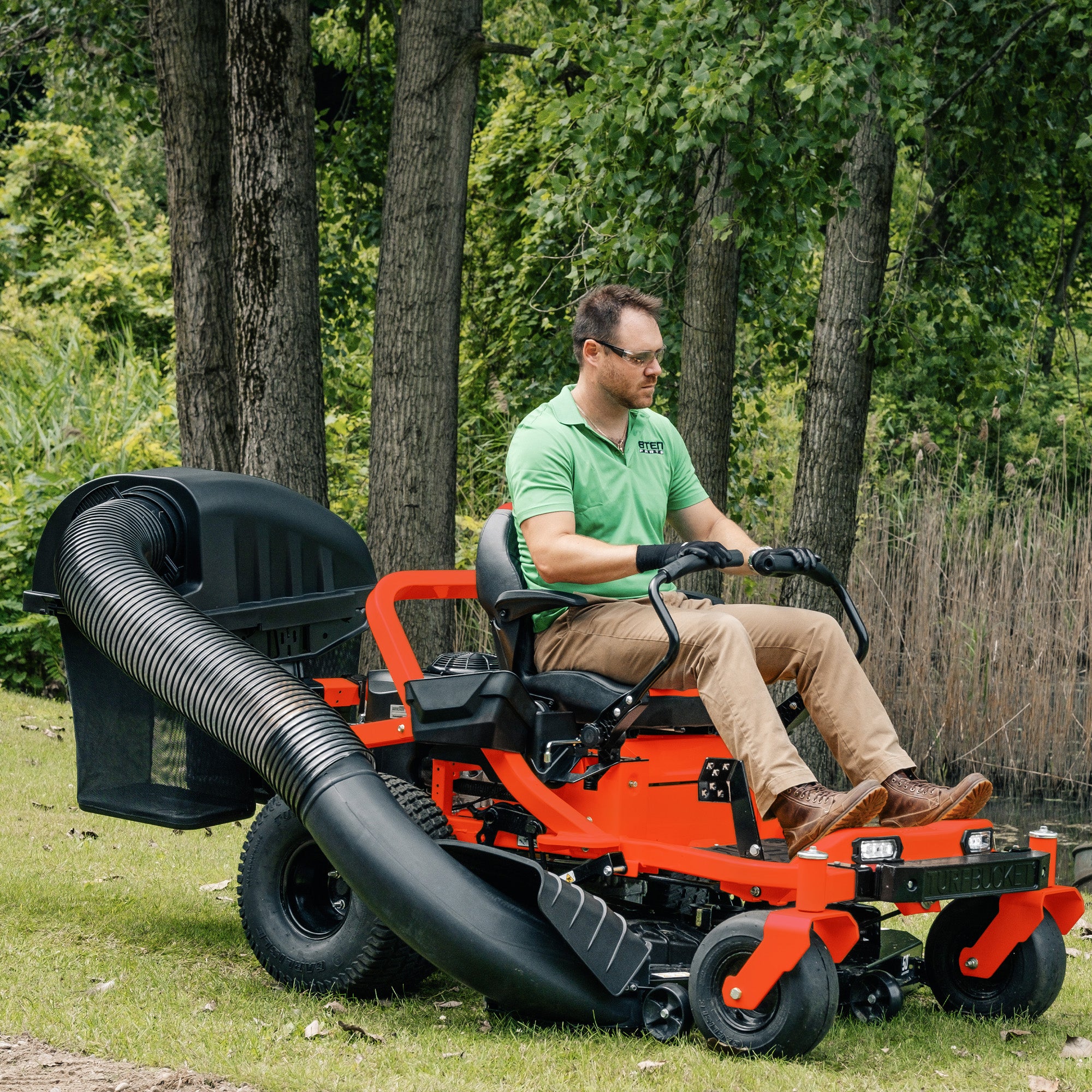 8TEN TURFBUCKET Grass Twin Bagger System for Toro Timecutter Max