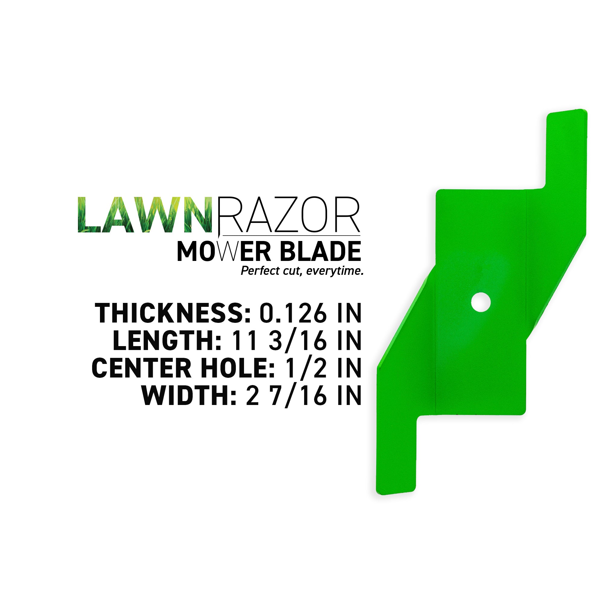 LawnRAZOR Blade Kit for Grasshopper M148r-4x 320234 320239 766025 Medium Lift