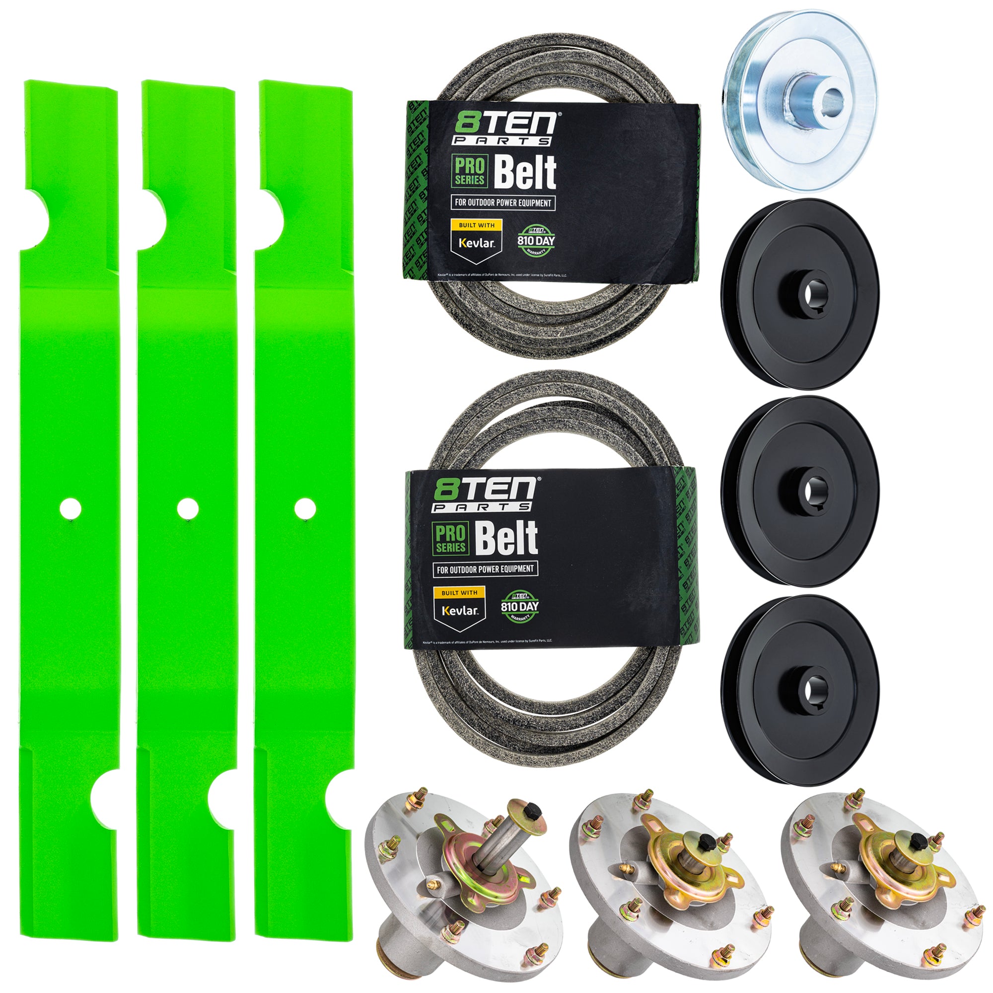 Spindle Blade Belt Kit for Mid-Mount 8TEN MK1015070