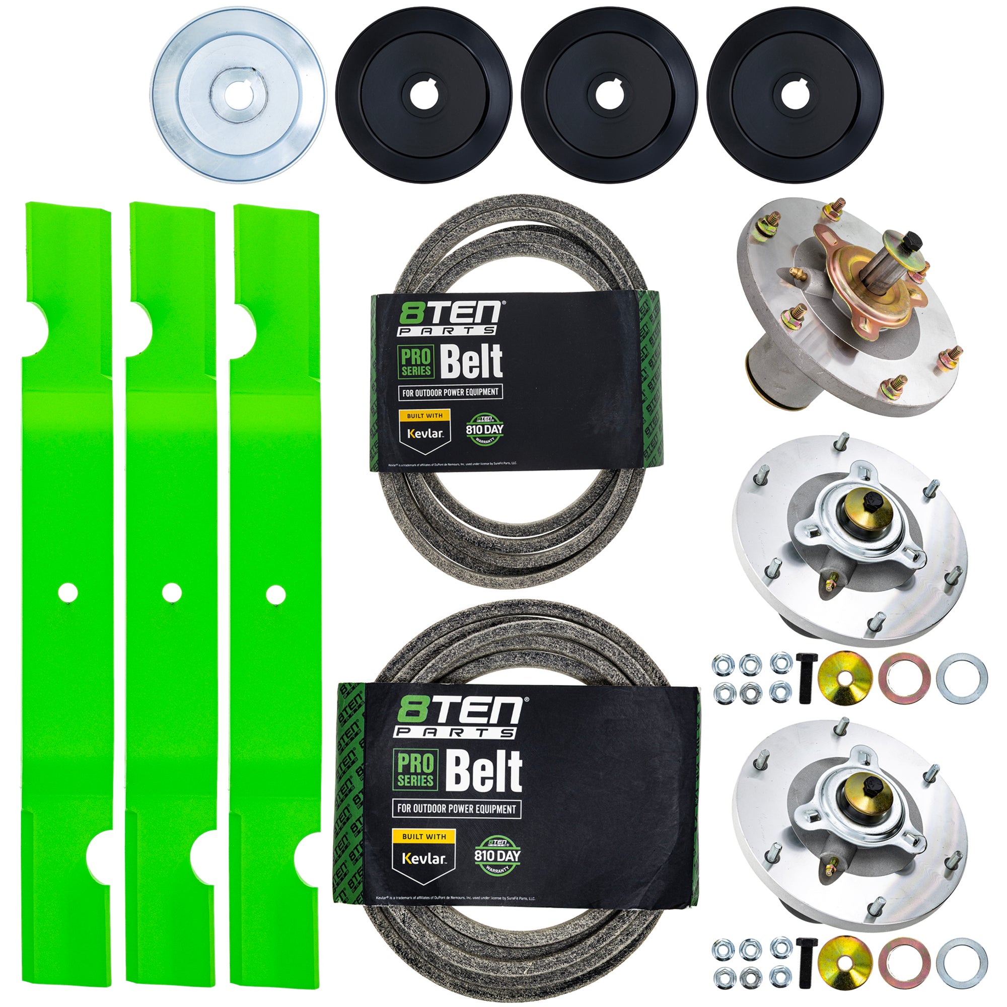 Spindle Blade Belt Kit for Mid-Mount 8TEN MK1015074