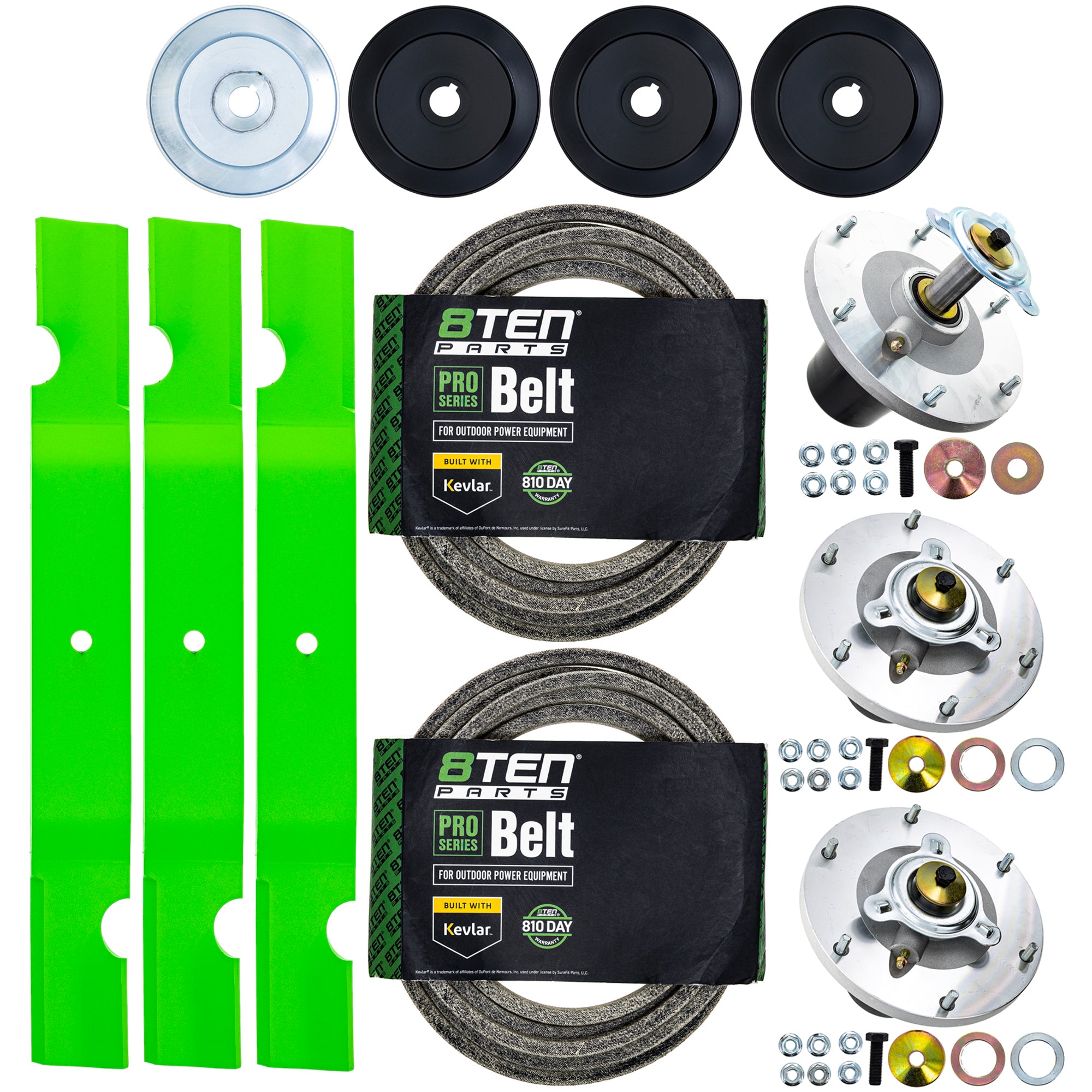 Spindle Blade Belt Kit for Mid-Mount 8TEN MK1015076