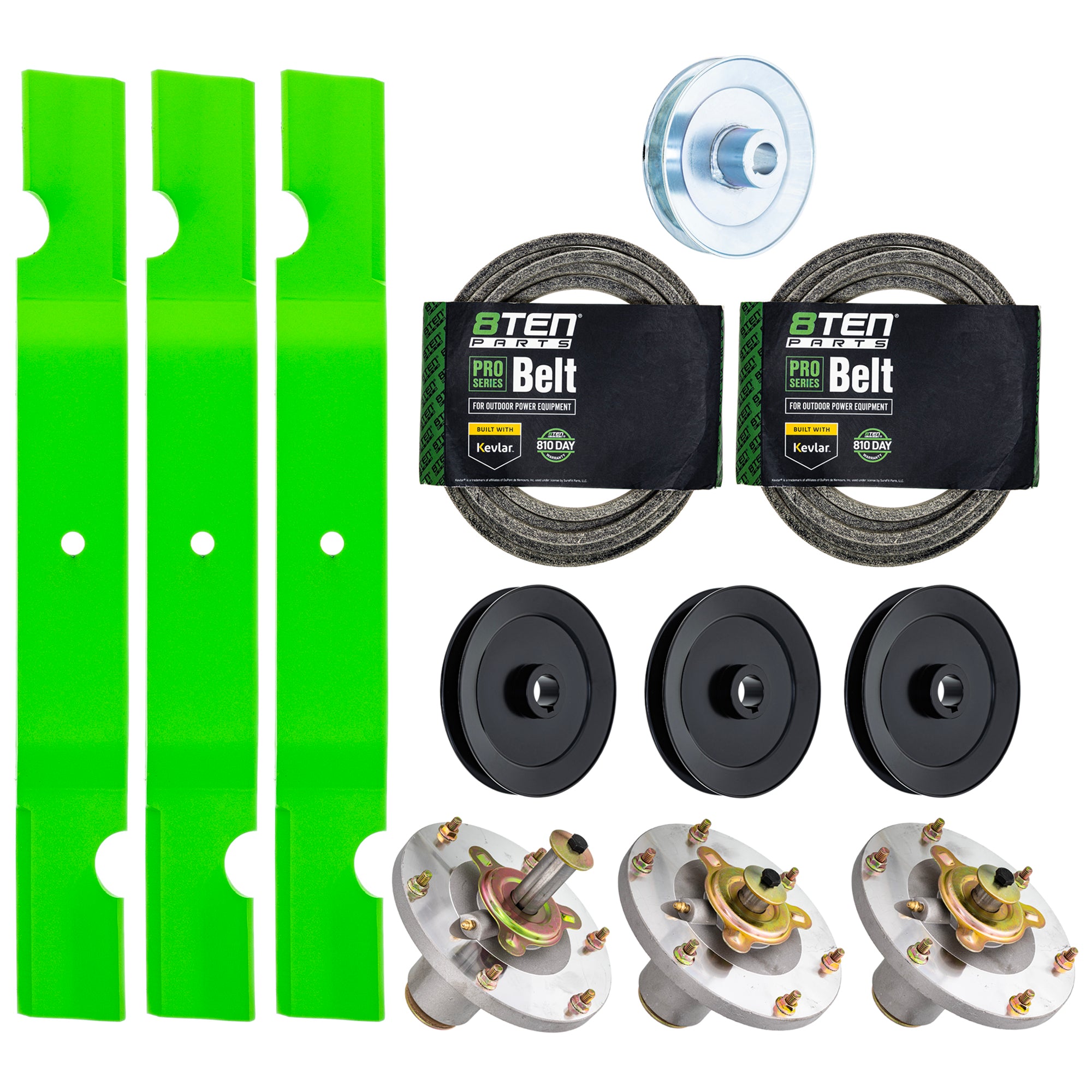 Spindle Blade Belt Kit for Mid-Mount 8TEN MK1015078