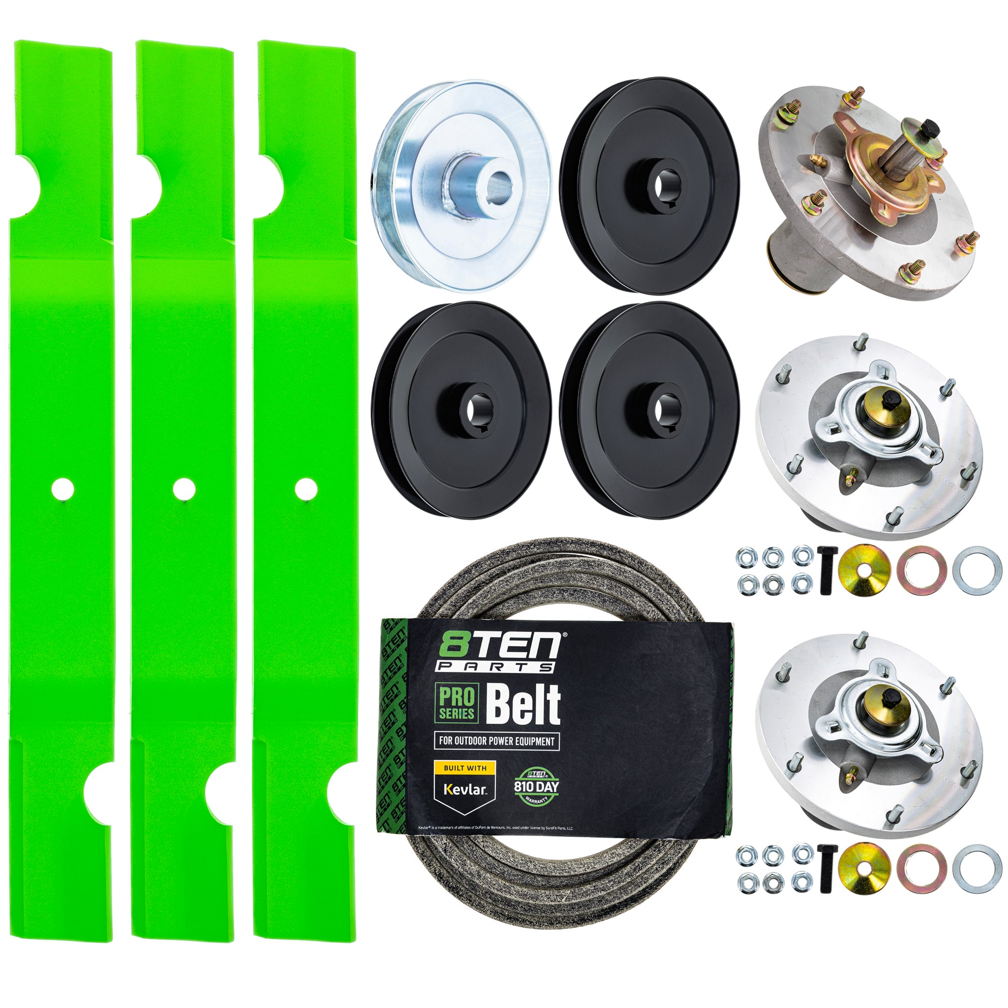 Spindle Blade Belt Kit for Mid-Mount 8TEN MK1015084