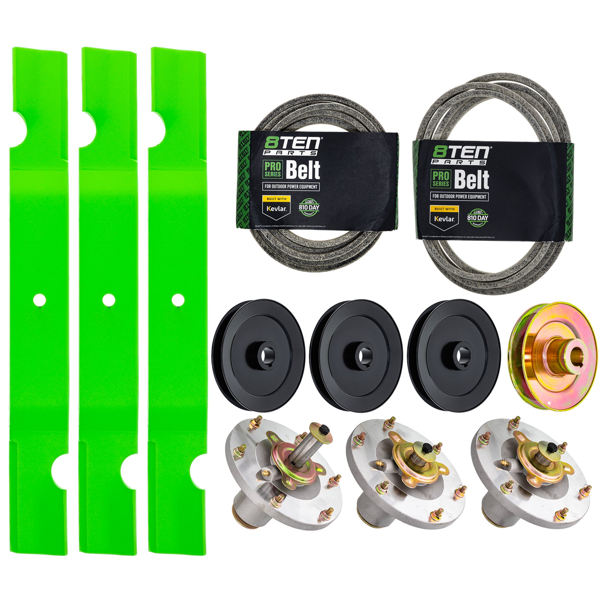 Spindle Blade Belt Kit for Mid-Mount 8TEN MK1015089