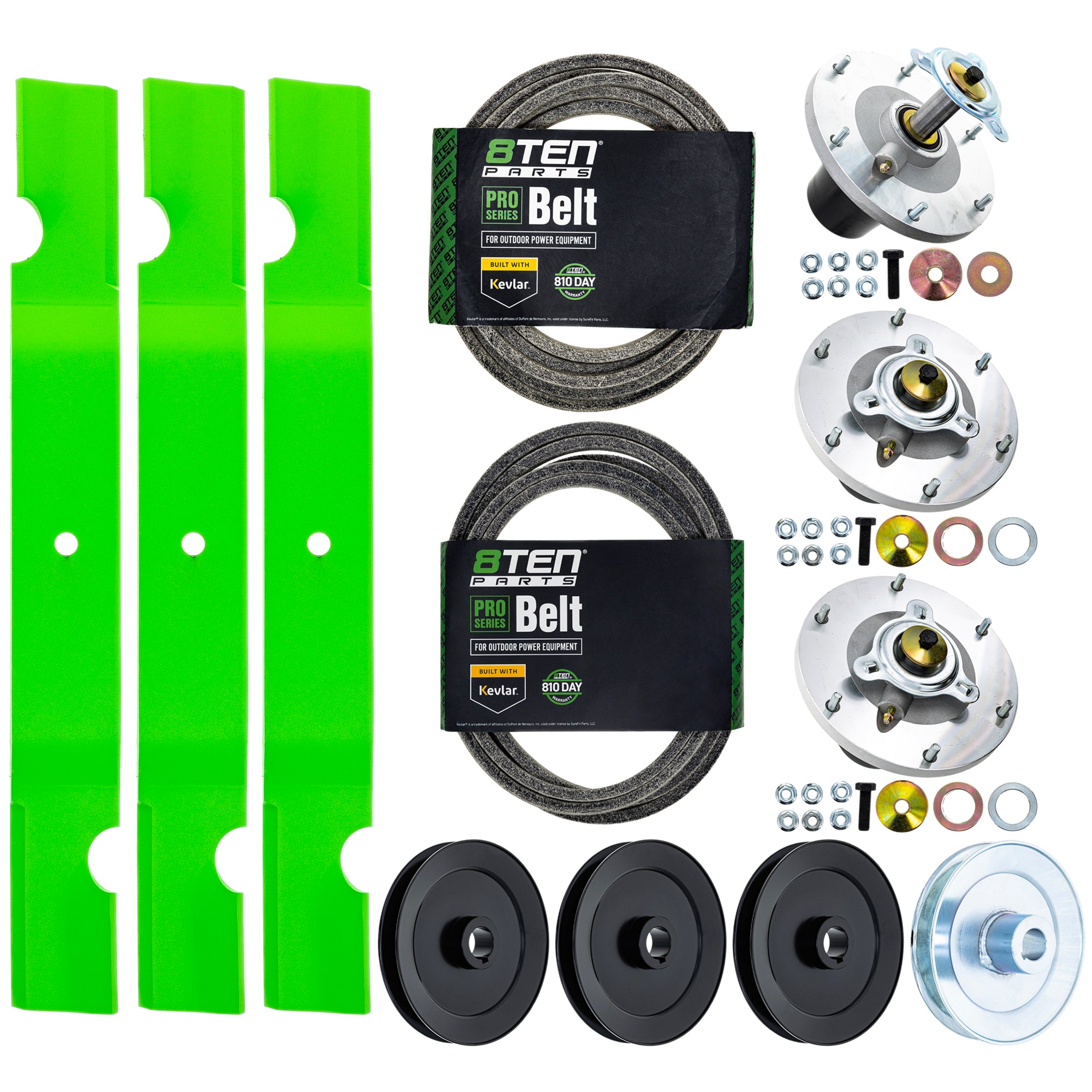 Spindle Blade Belt Kit for Mid-Mount 8TEN MK1015134