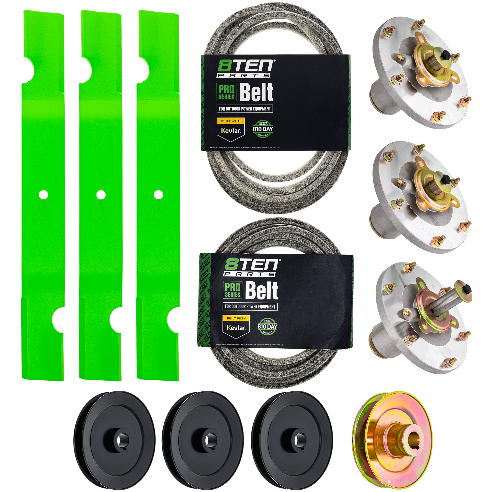 Spindle Blade Belt Kit for Mid-Mount 8TEN MK1015203