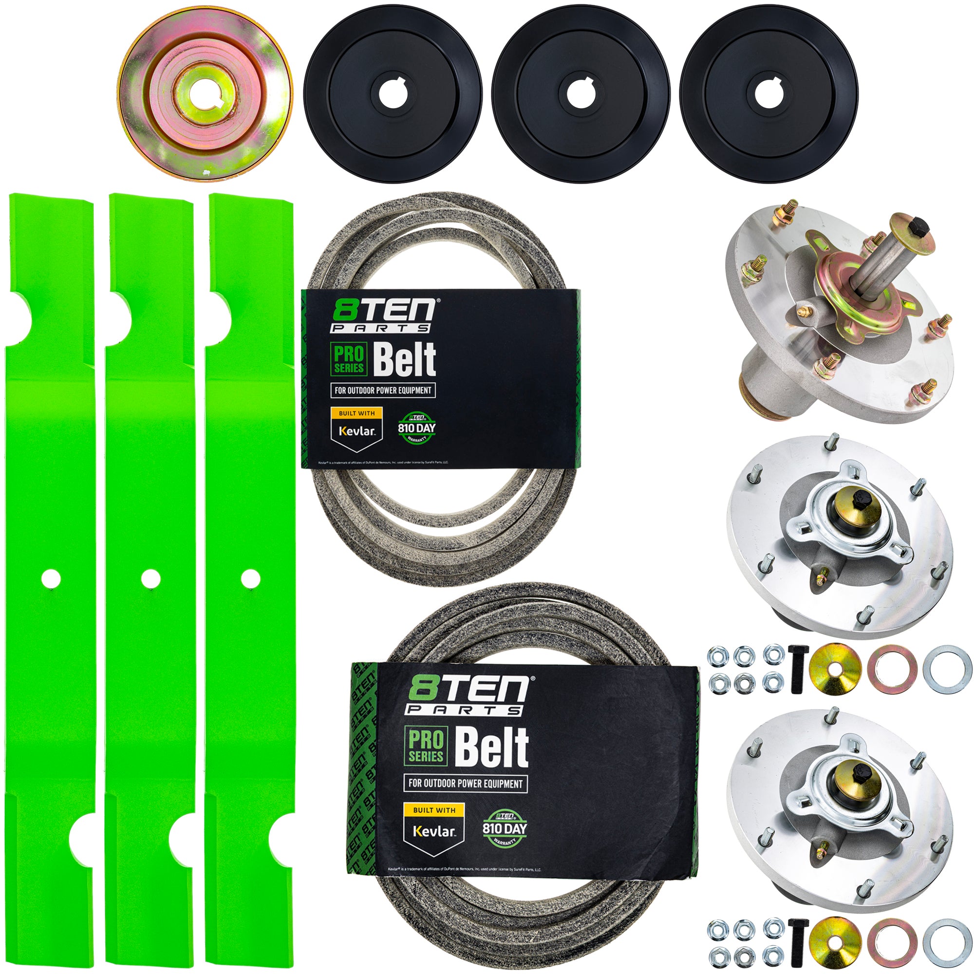 Spindle Blade Belt Kit for Mid-Mount 8TEN MK1015205