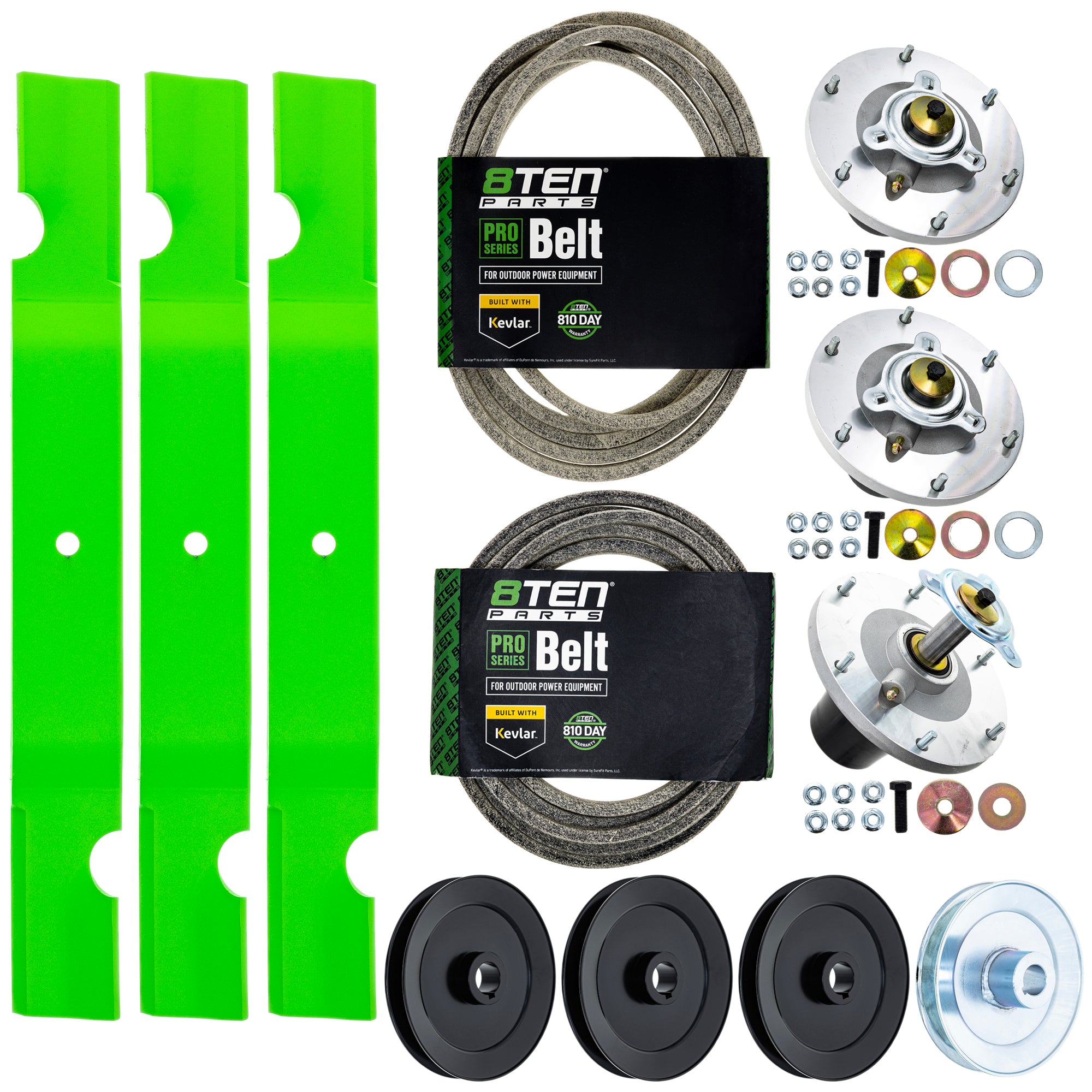 Spindle Blade Belt Kit for Mid-Mount 8TEN MK1015211